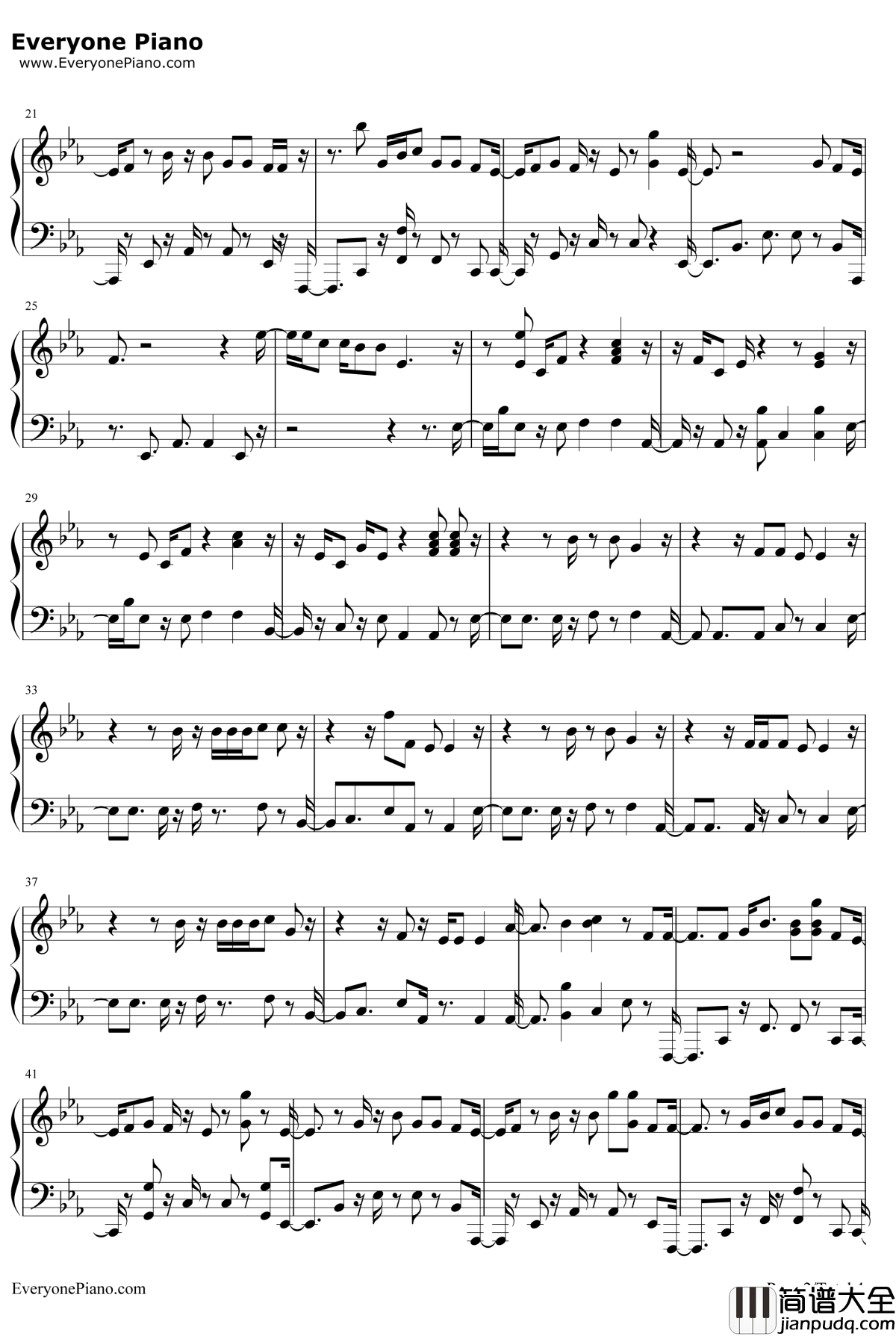 Hard_Times钢琴谱_Paramore