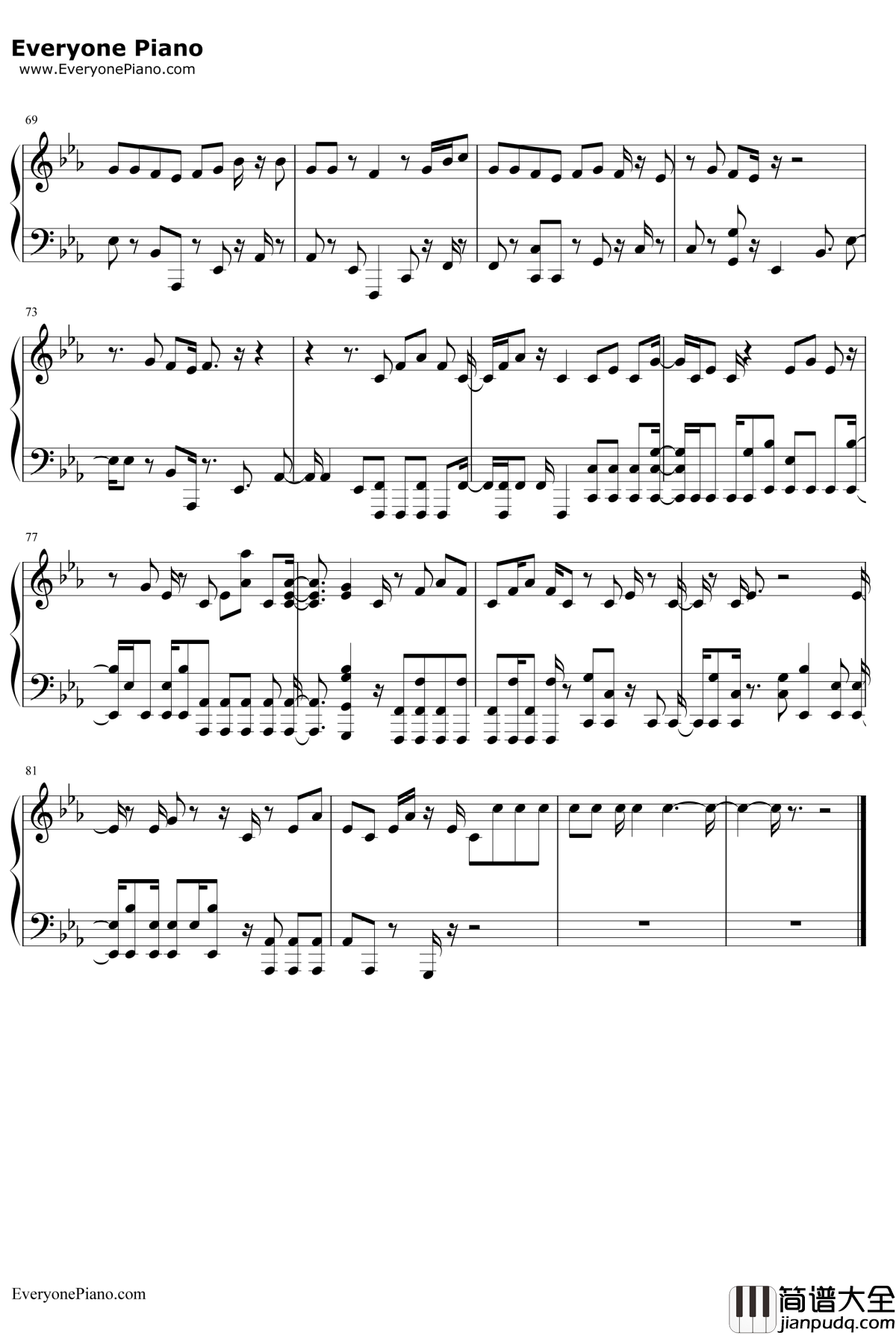 Hard_Times钢琴谱_Paramore