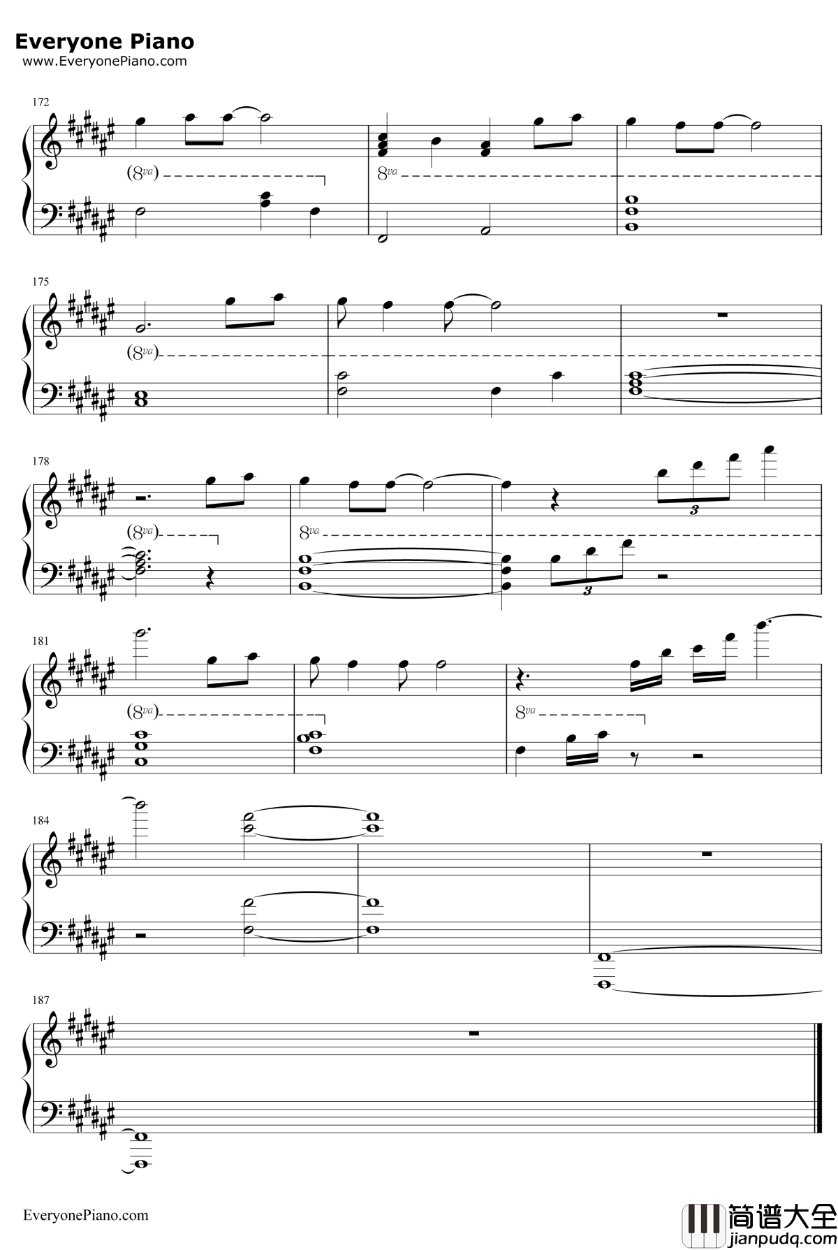 secret_base~你给我的所有~钢琴谱_ZONE_secretbase