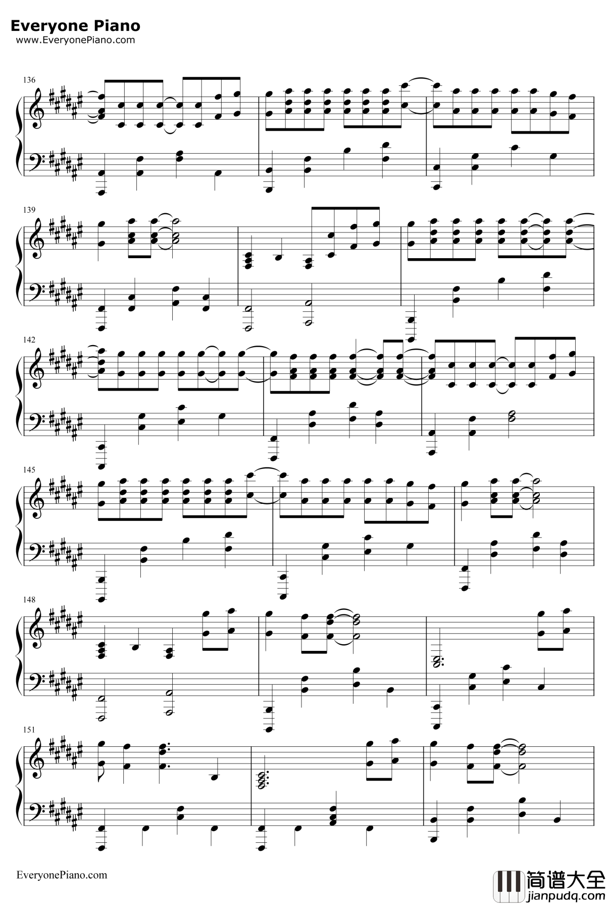 secret_base~你给我的所有~钢琴谱_ZONE_secretbase