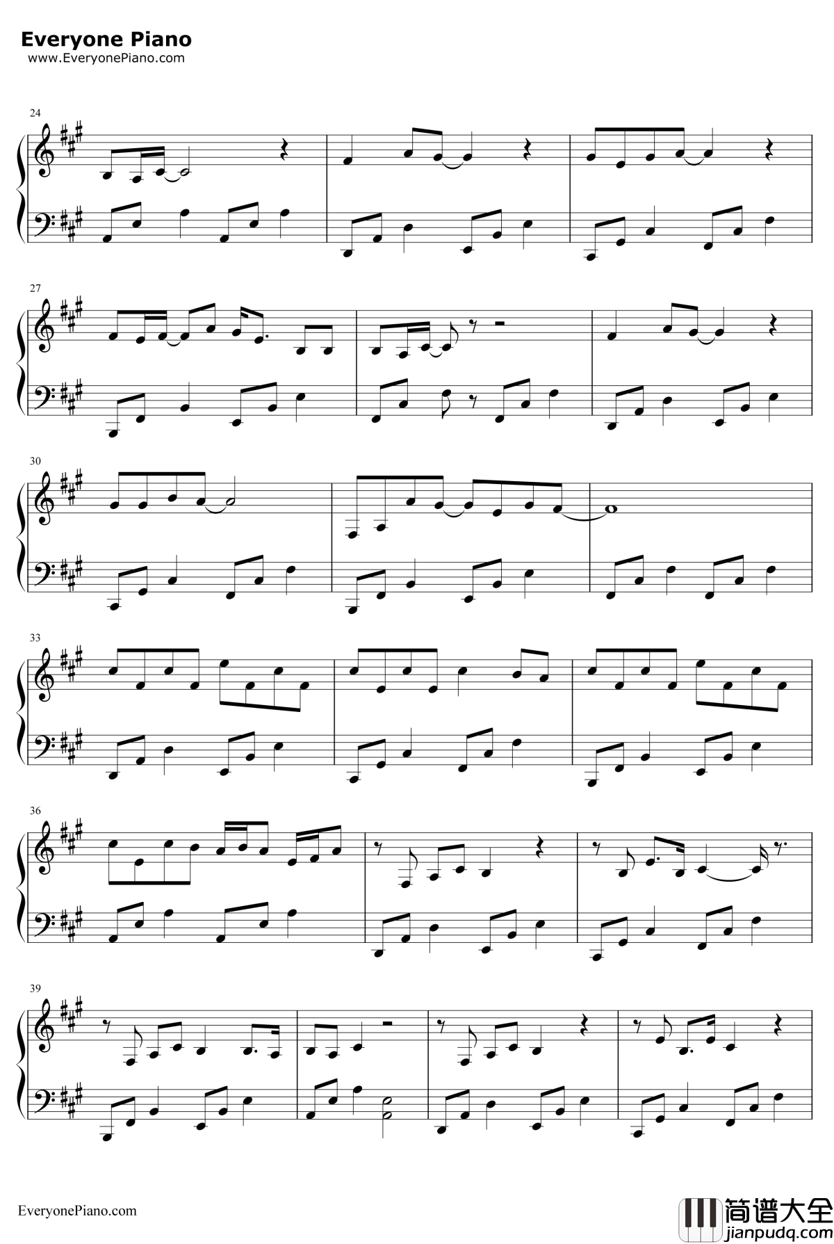 风去云不回钢琴谱_吴京