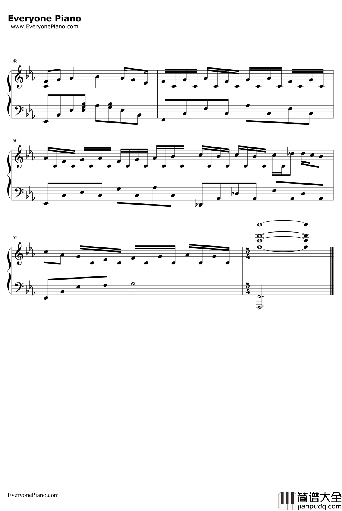 Pianoforte钢琴谱_泽野弘之_AdLibII_罪恶王冠OST