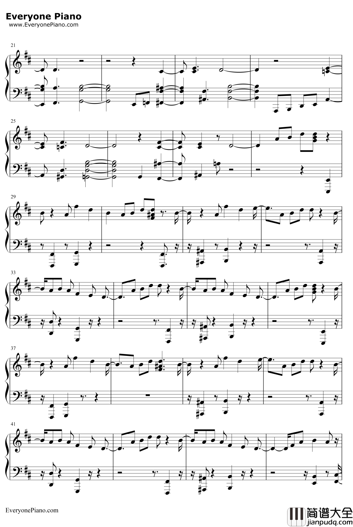 Sorry_Not_Sorry钢琴谱_DemiLovato