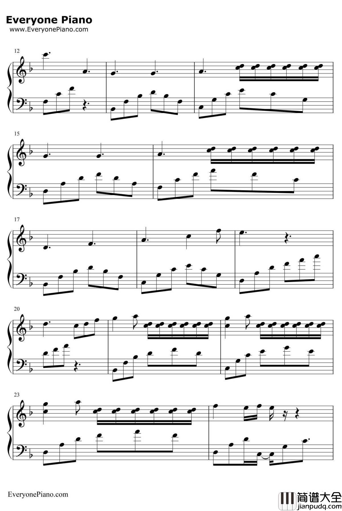 千本樱变奏曲钢琴谱_未知_千本樱变奏曲