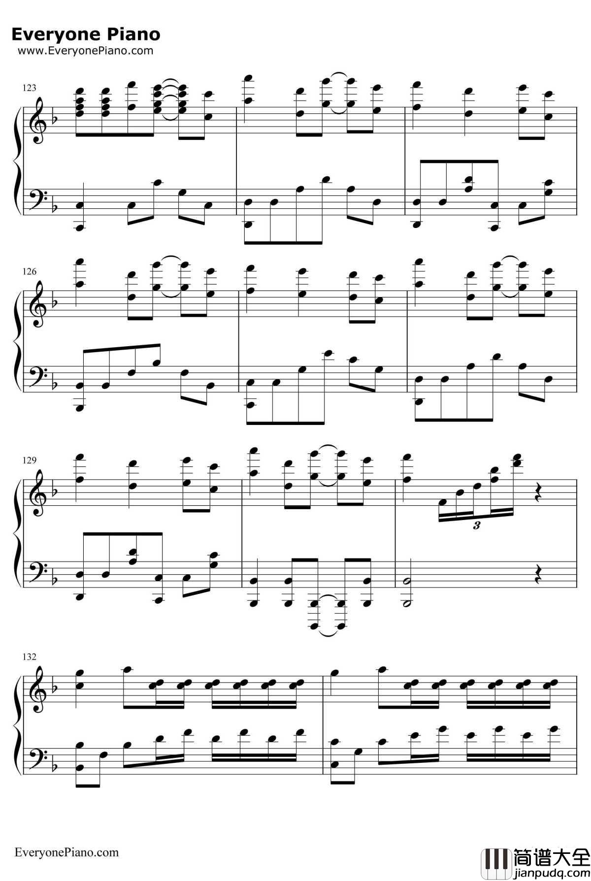 千本樱变奏曲钢琴谱_未知_千本樱变奏曲