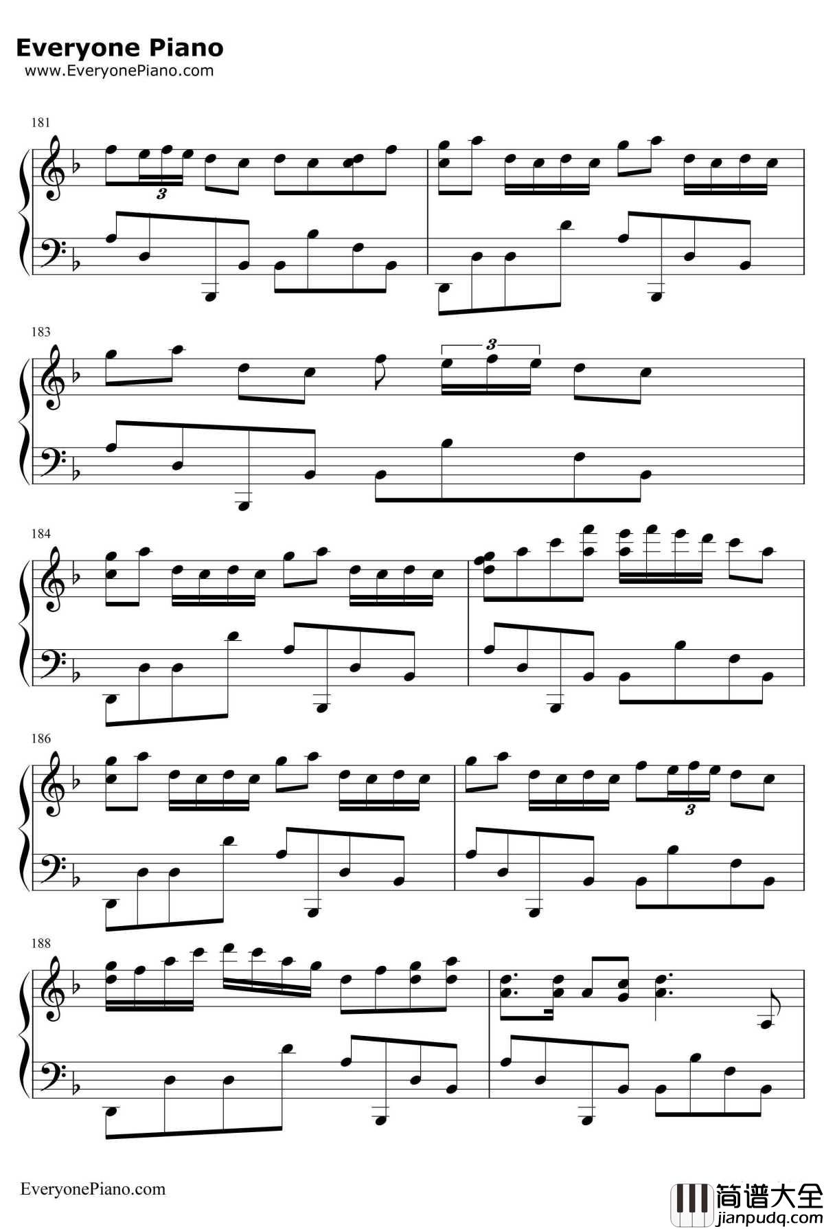 千本樱变奏曲钢琴谱_未知_千本樱变奏曲