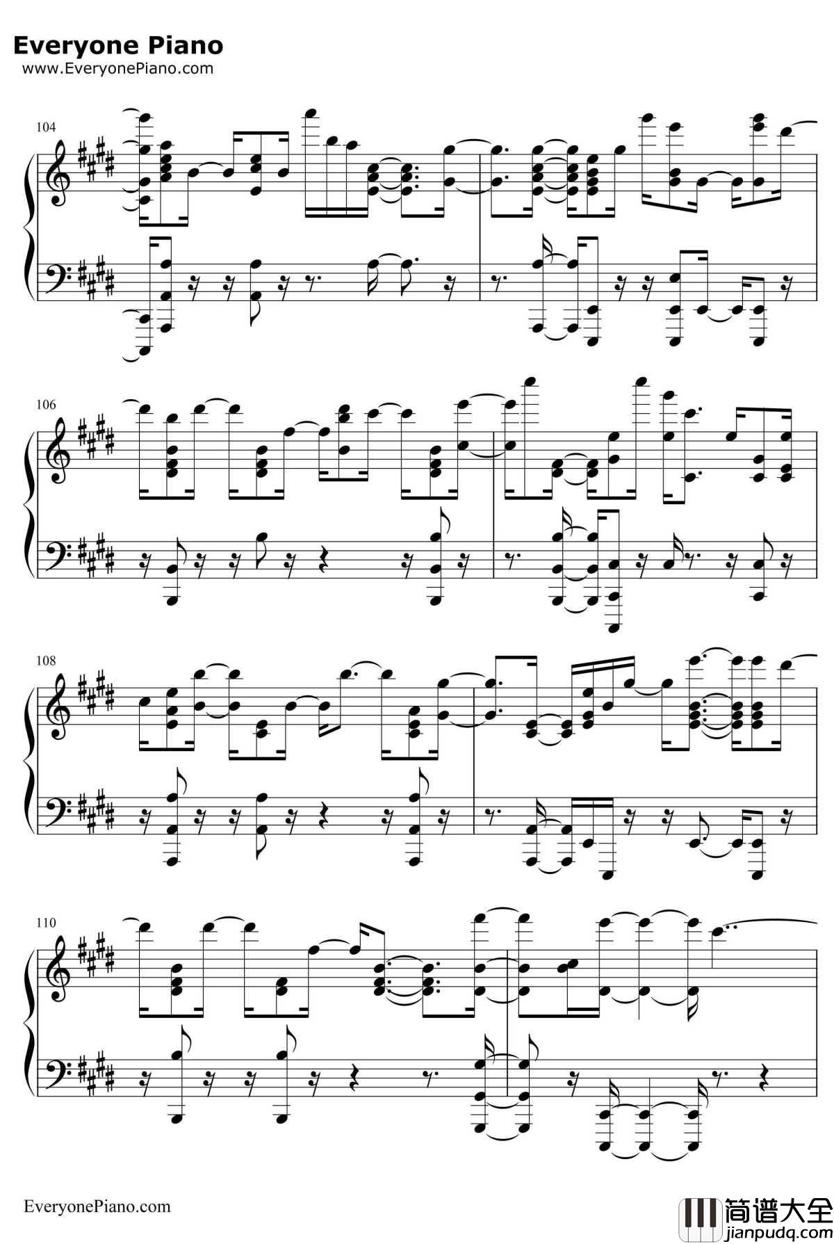 Scared_To_Be_Lonely钢琴谱_MartinGarrixDuaLipa