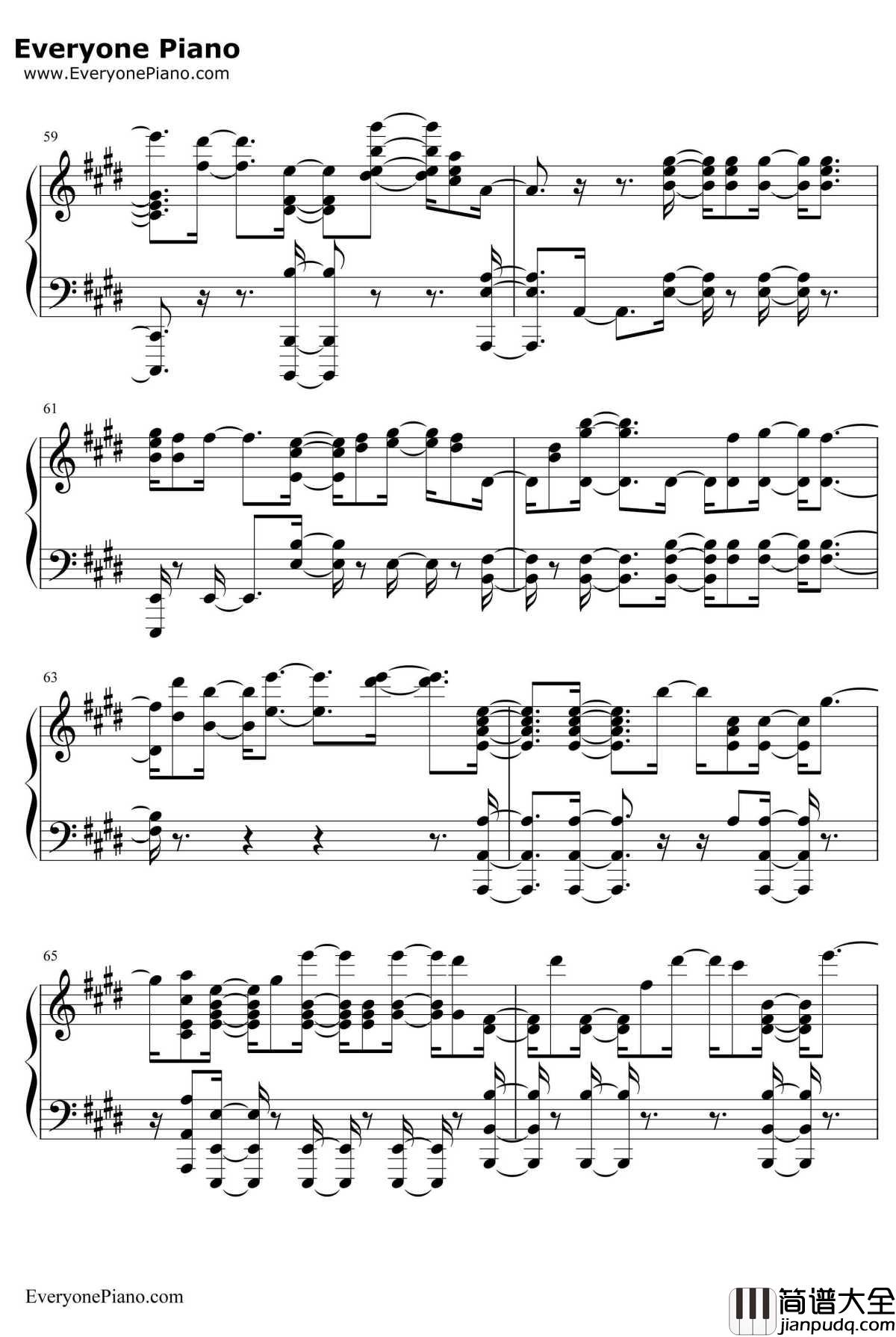 Scared_To_Be_Lonely钢琴谱_MartinGarrixDuaLipa