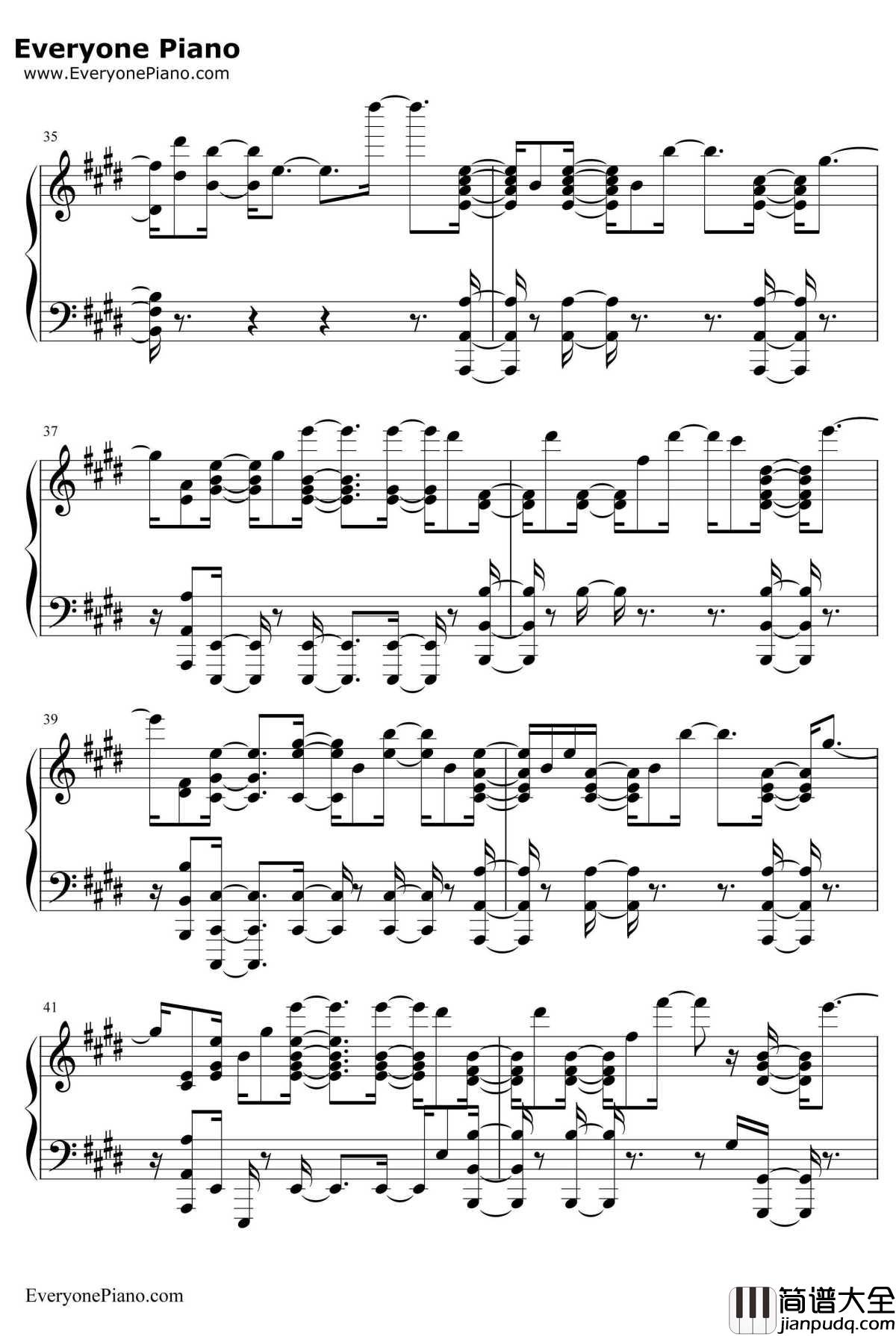 Scared_To_Be_Lonely钢琴谱_MartinGarrixDuaLipa