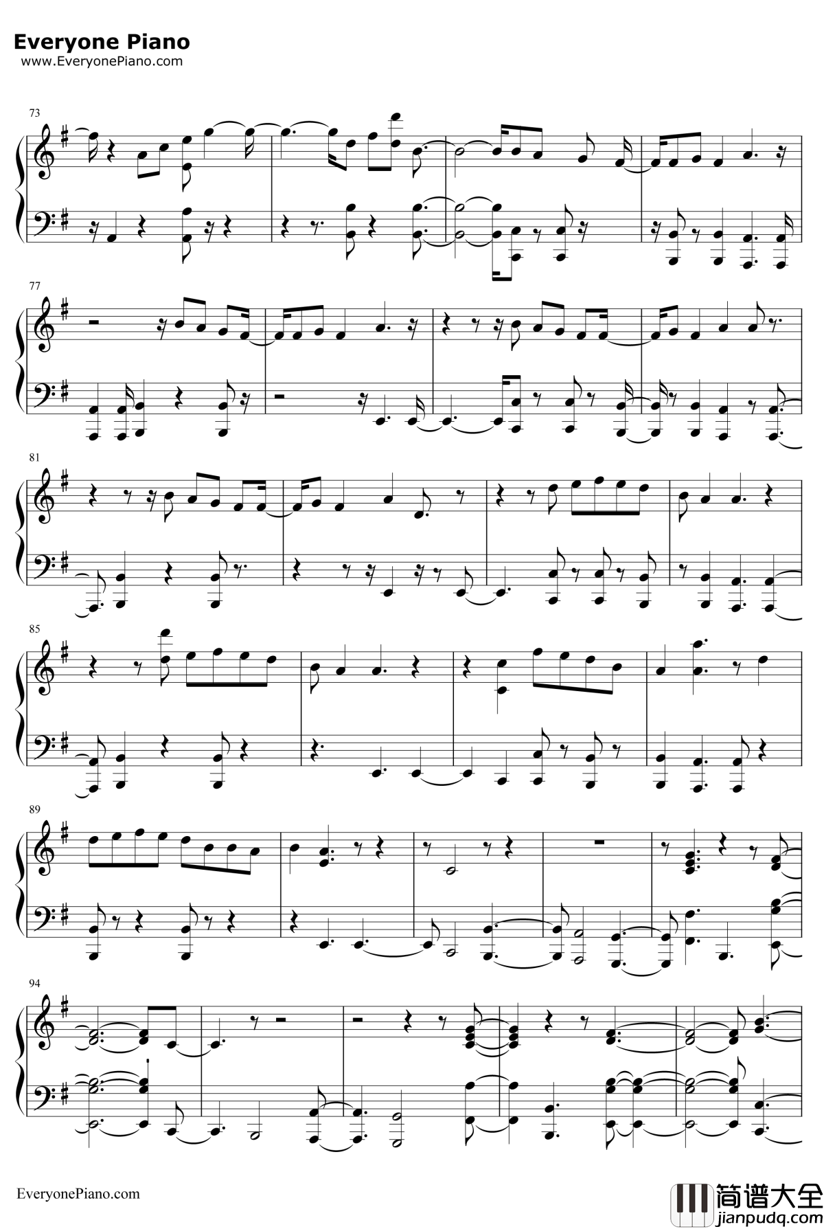 Cash_Out钢琴谱_CalvinHarris