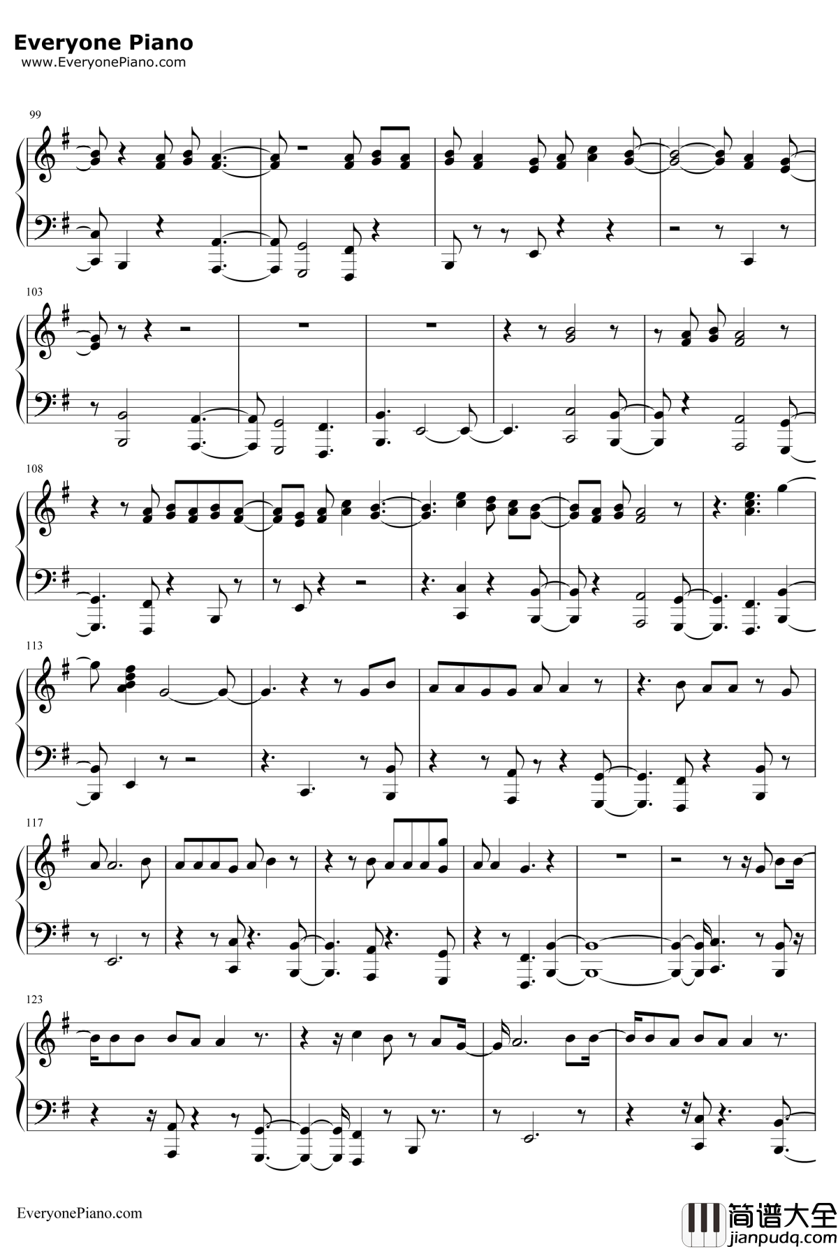 Cash_Out钢琴谱_CalvinHarris