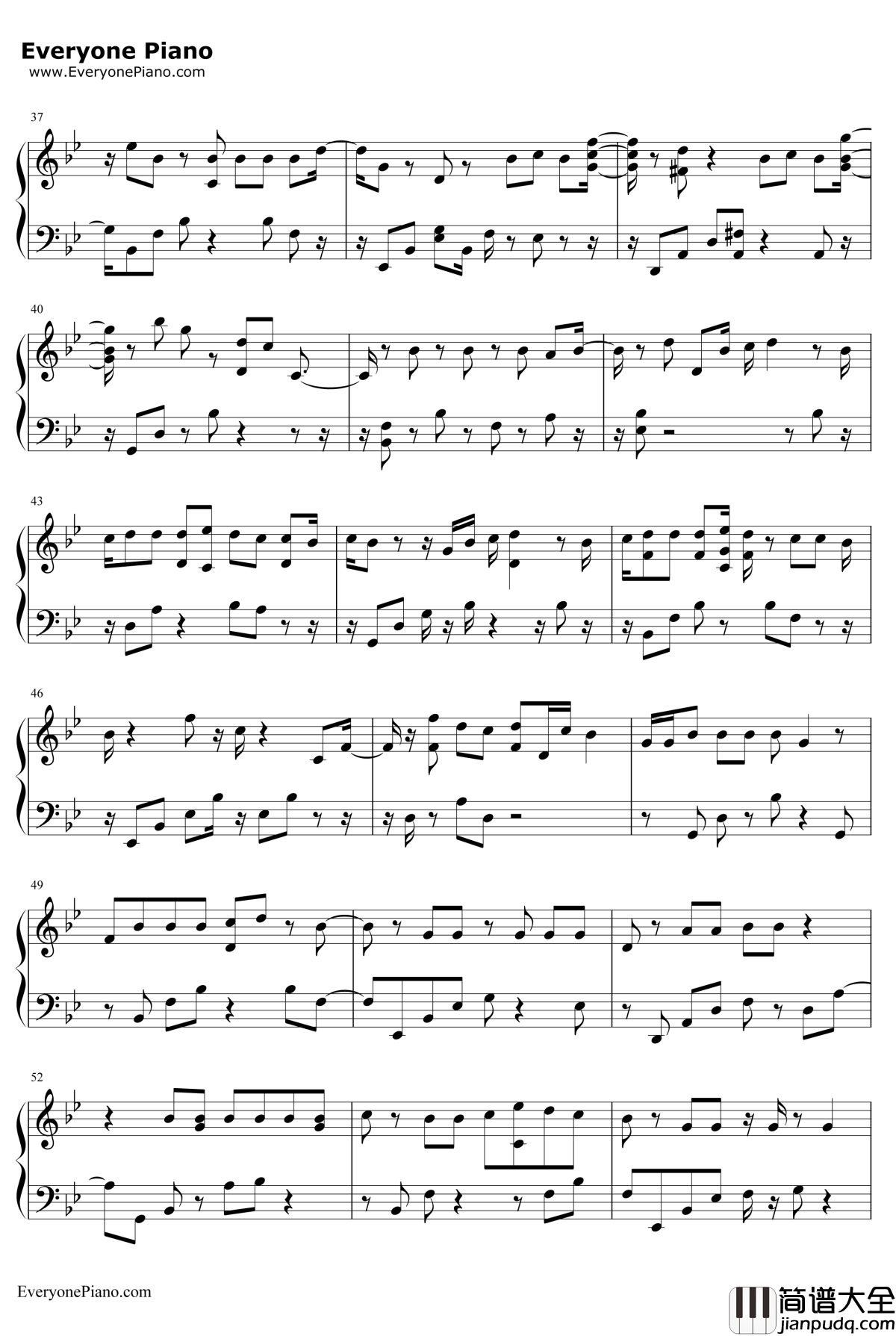 梦回暮夜钢琴谱_EXO_WalkonMemories