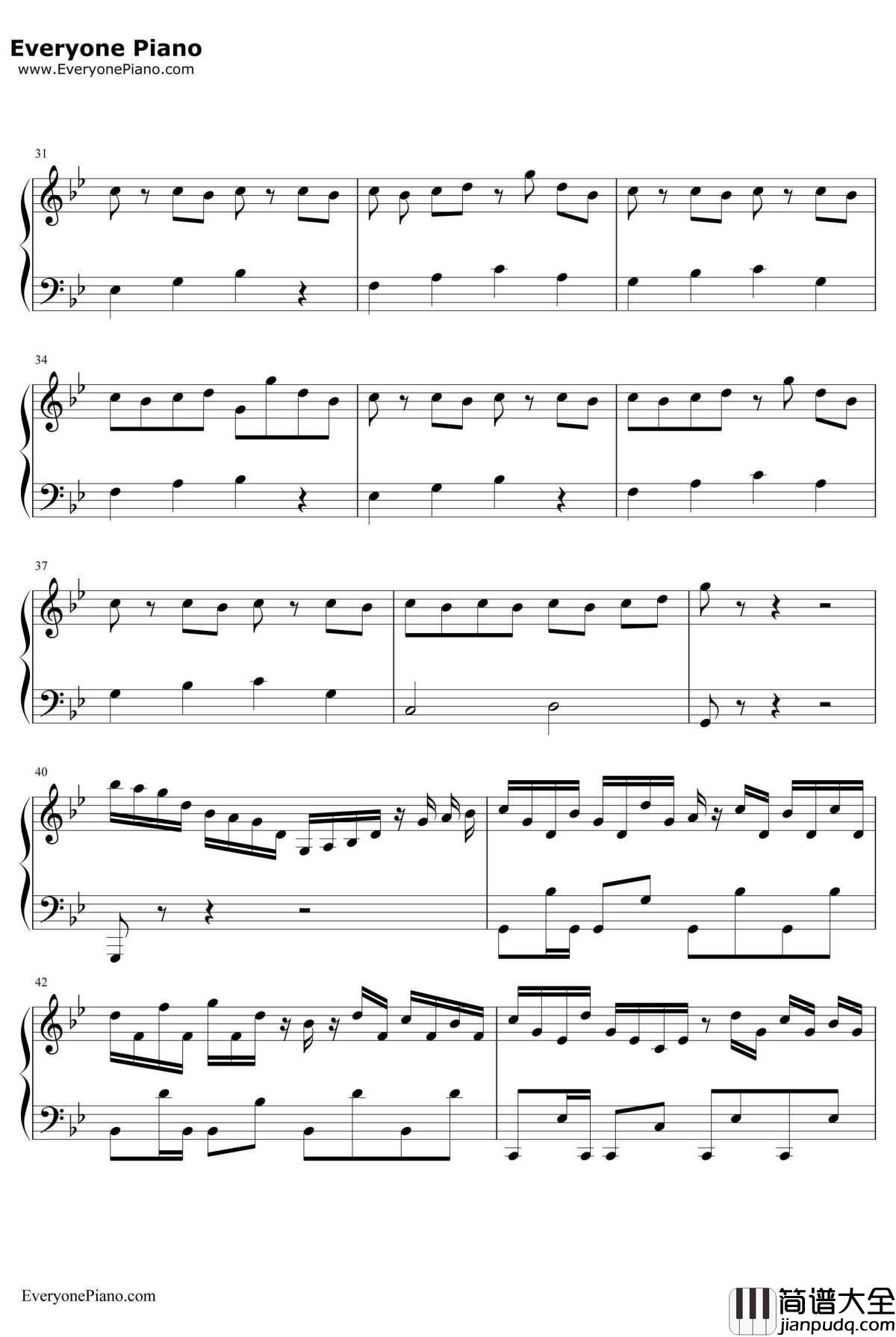 九九八十一钢琴谱_乐正绫洛天依_B站原创曲目