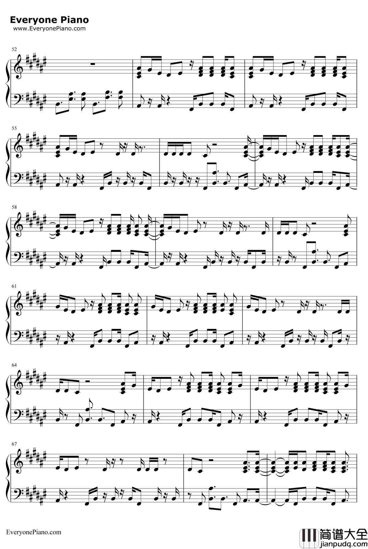 Bon_Appetit钢琴谱_KatyPerry