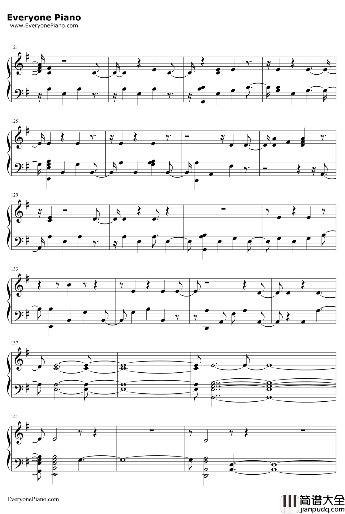 13_Beaches钢琴谱_LanaDelRey