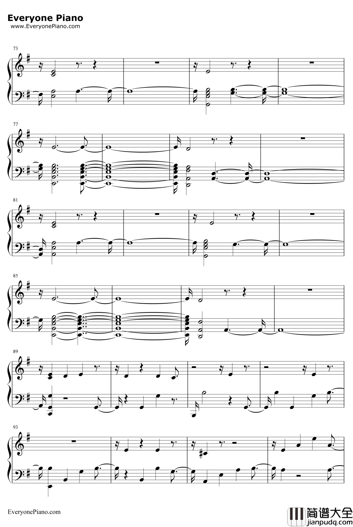 13_Beaches钢琴谱_LanaDelRey