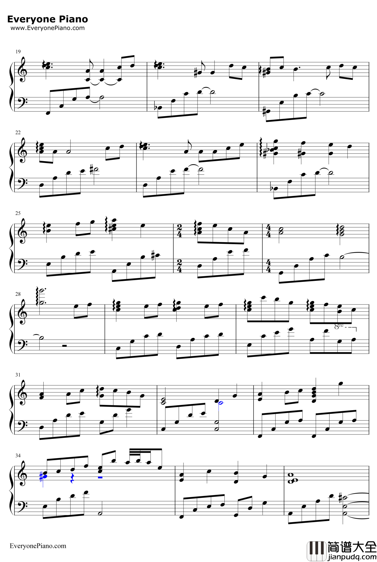 有哉と美月钢琴谱_中西亮辅_最近妹妹的样子有点怪OST