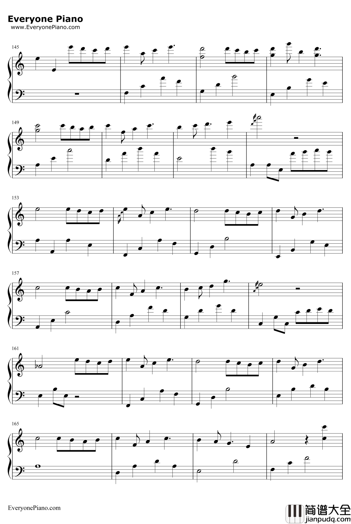 我的一个道姑朋友钢琴谱_三个糙汉一个软妹组_剑网3剧情歌