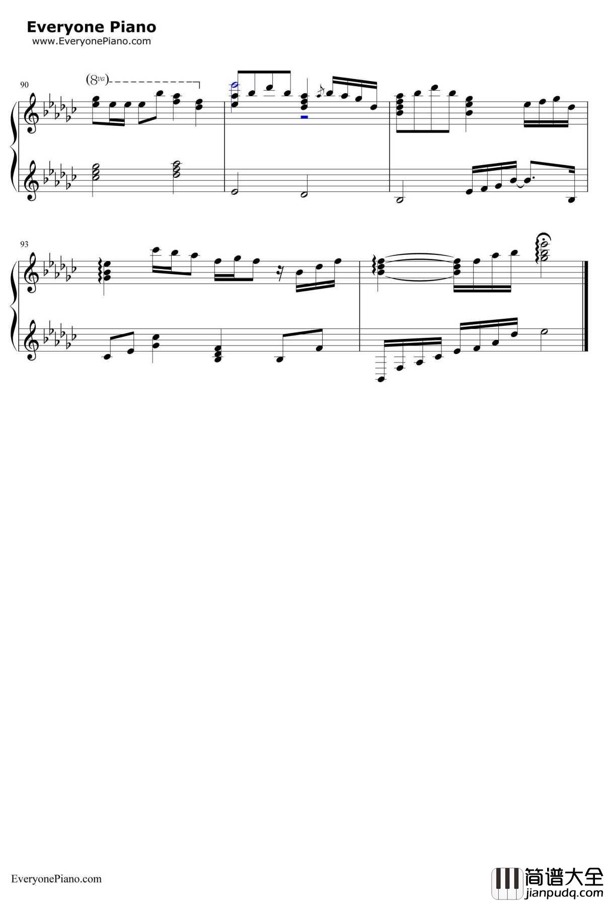 いくつもの夜を越えて钢琴谱_初音未来