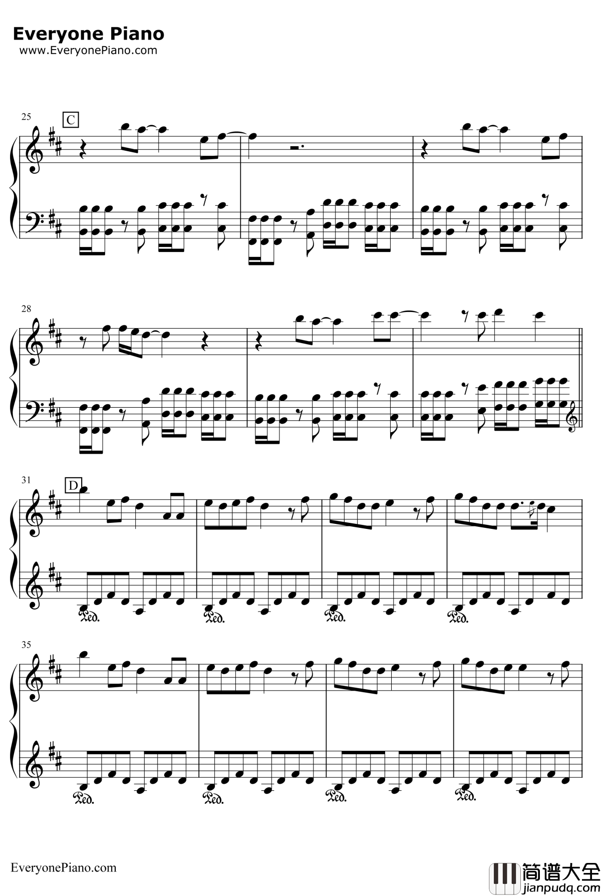 Super_Star钢琴谱_S.H.E