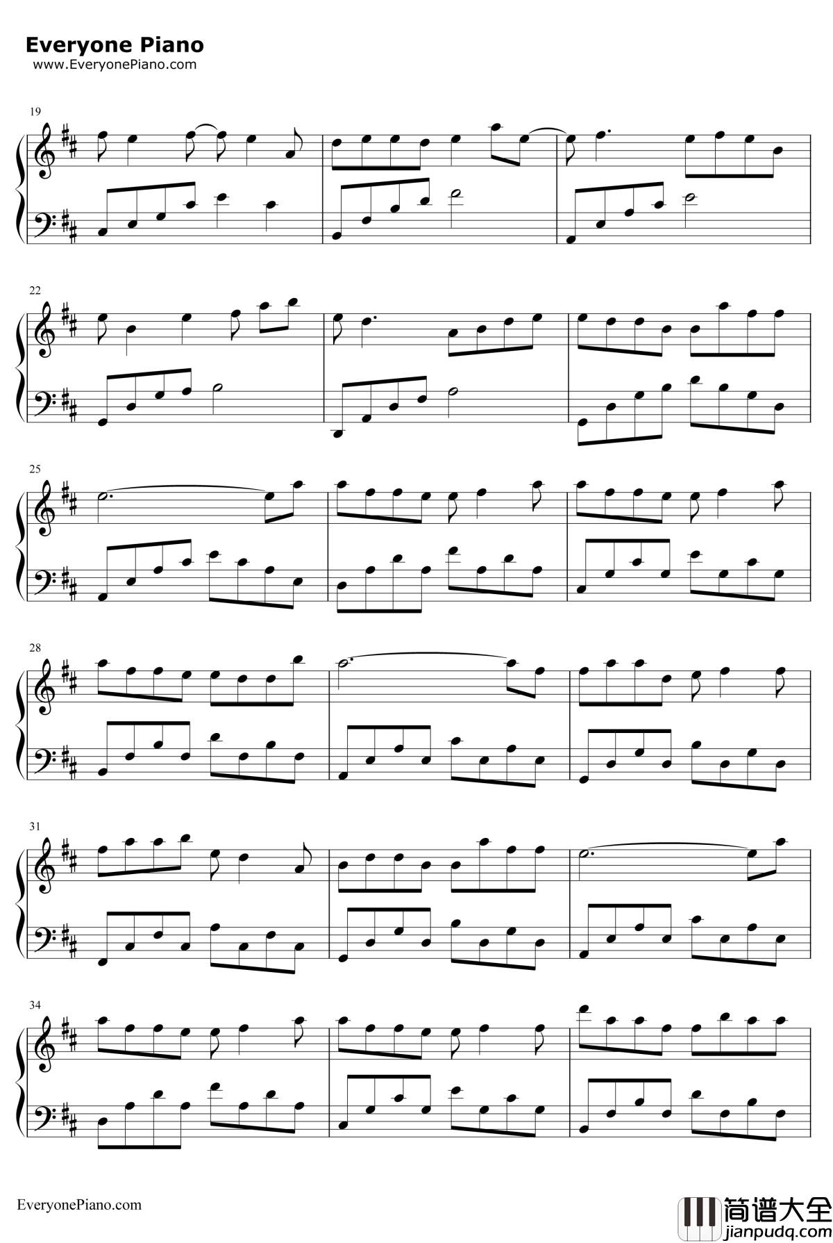 画中仙钢琴谱_金莎