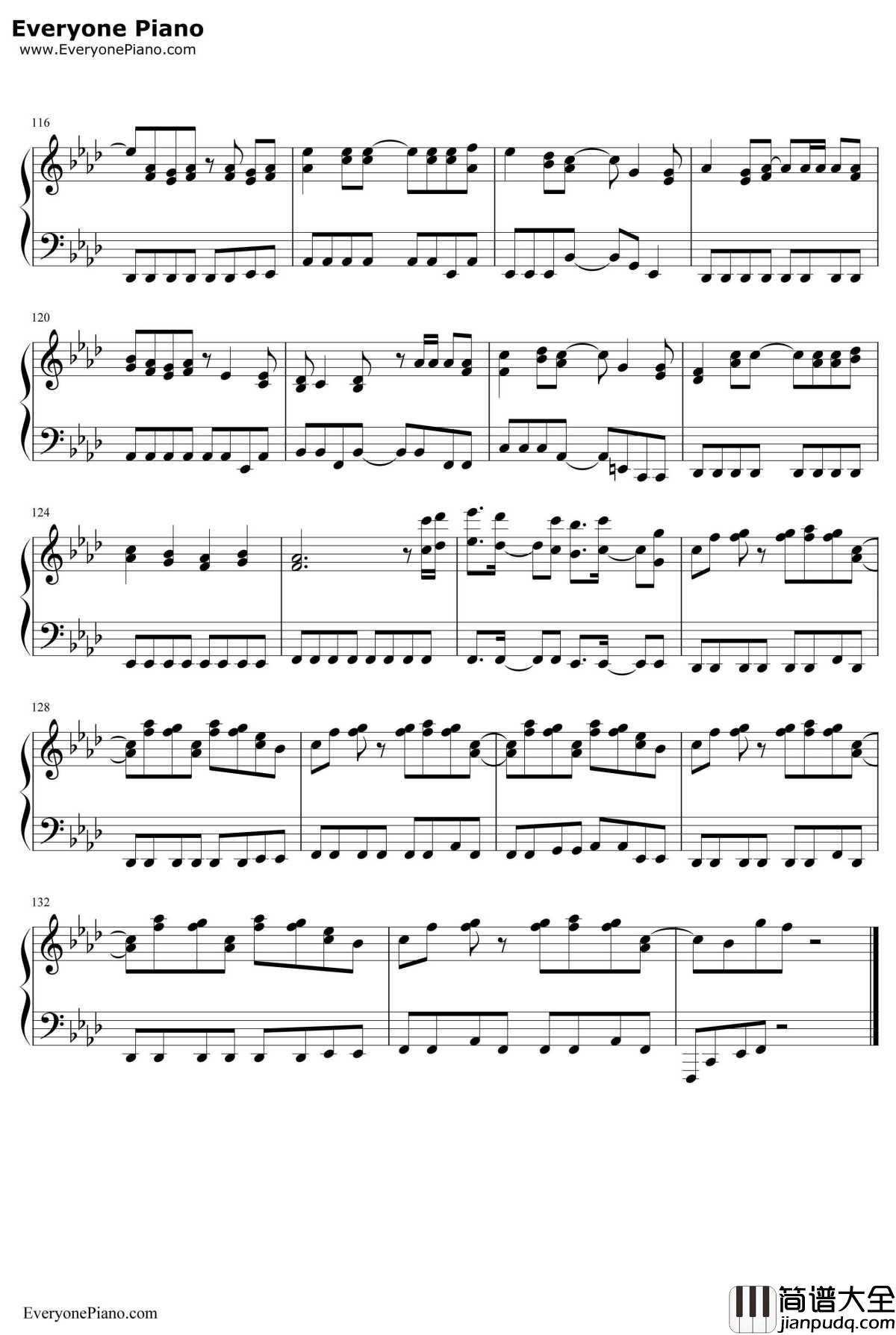 罗密欧与灰姑娘钢琴谱_doriko_镜音双子