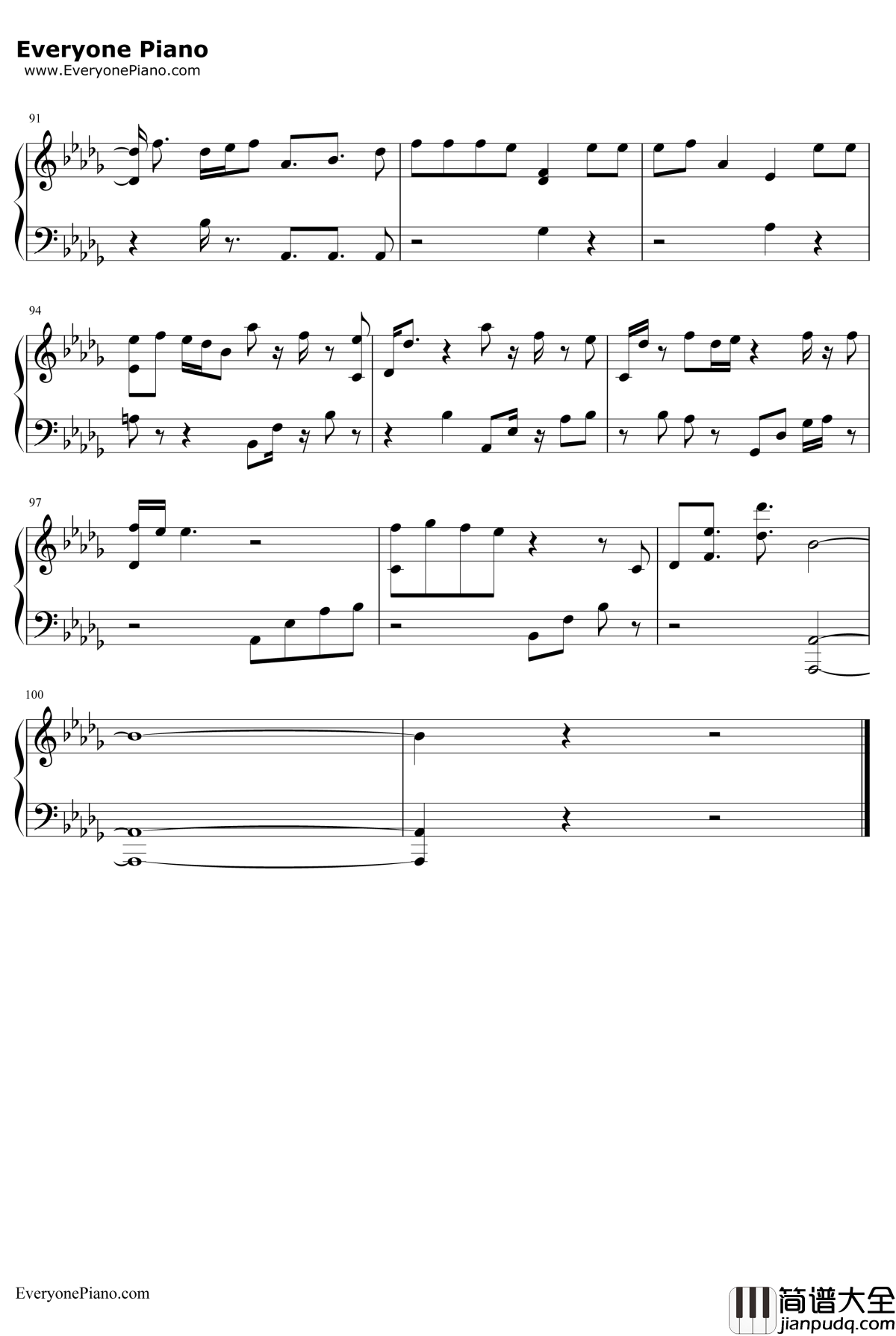 What_U_Do钢琴谱_EXO