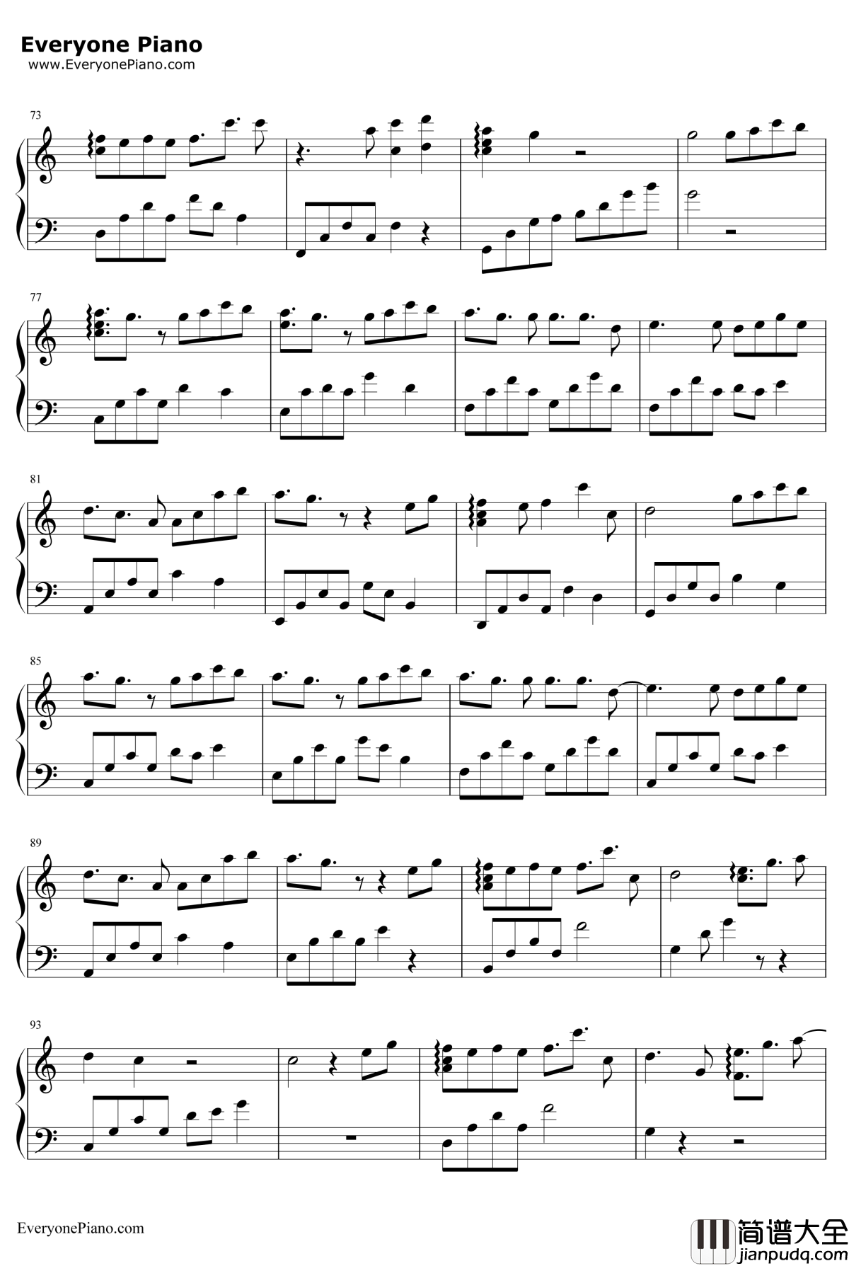 化身孤岛的鲸钢琴谱_徐浩