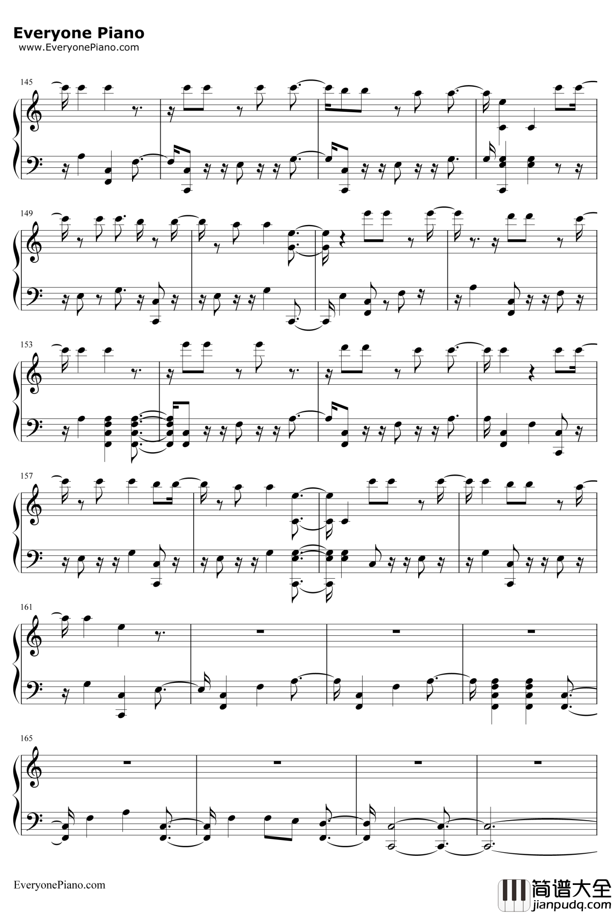 Thunder钢琴谱_ImagineDragons