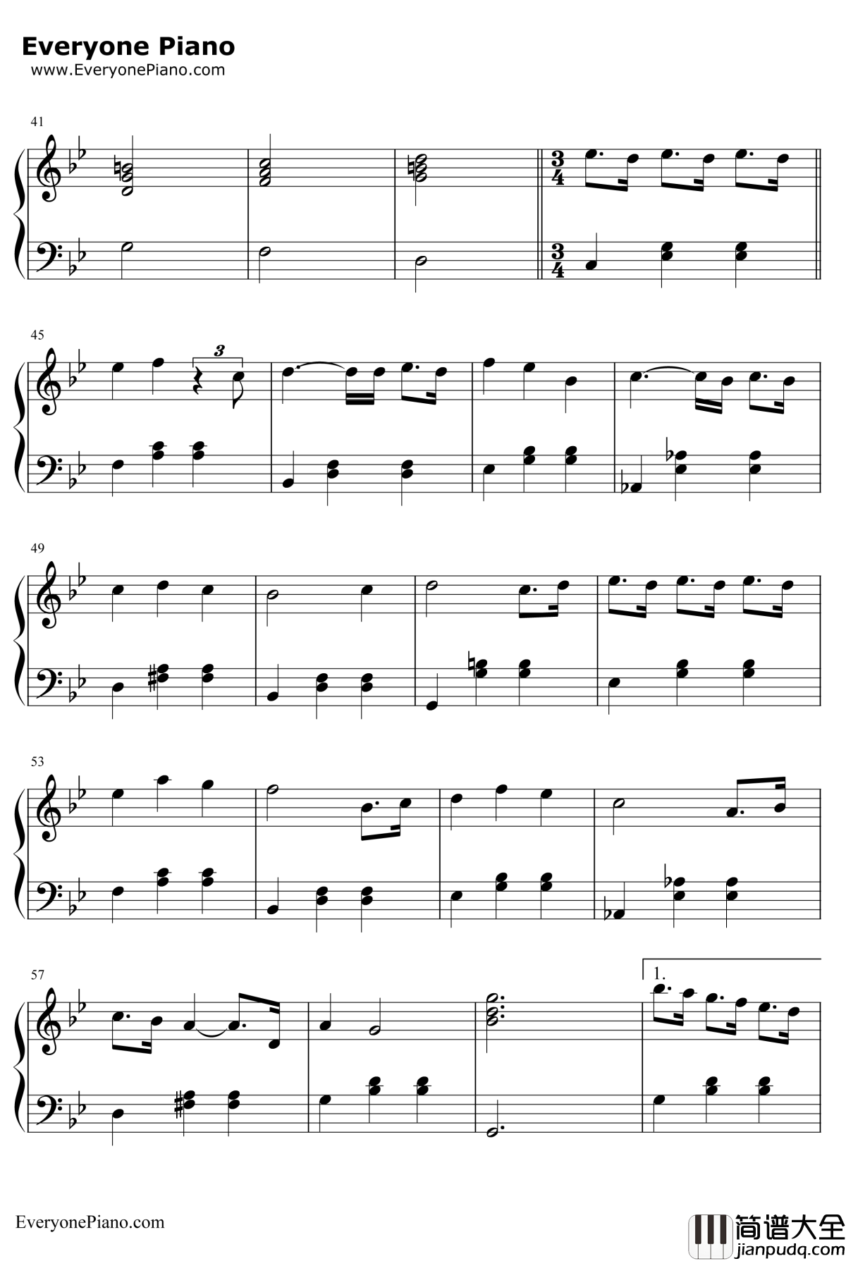 为了你钢琴谱_Ryu_冬日恋歌插曲