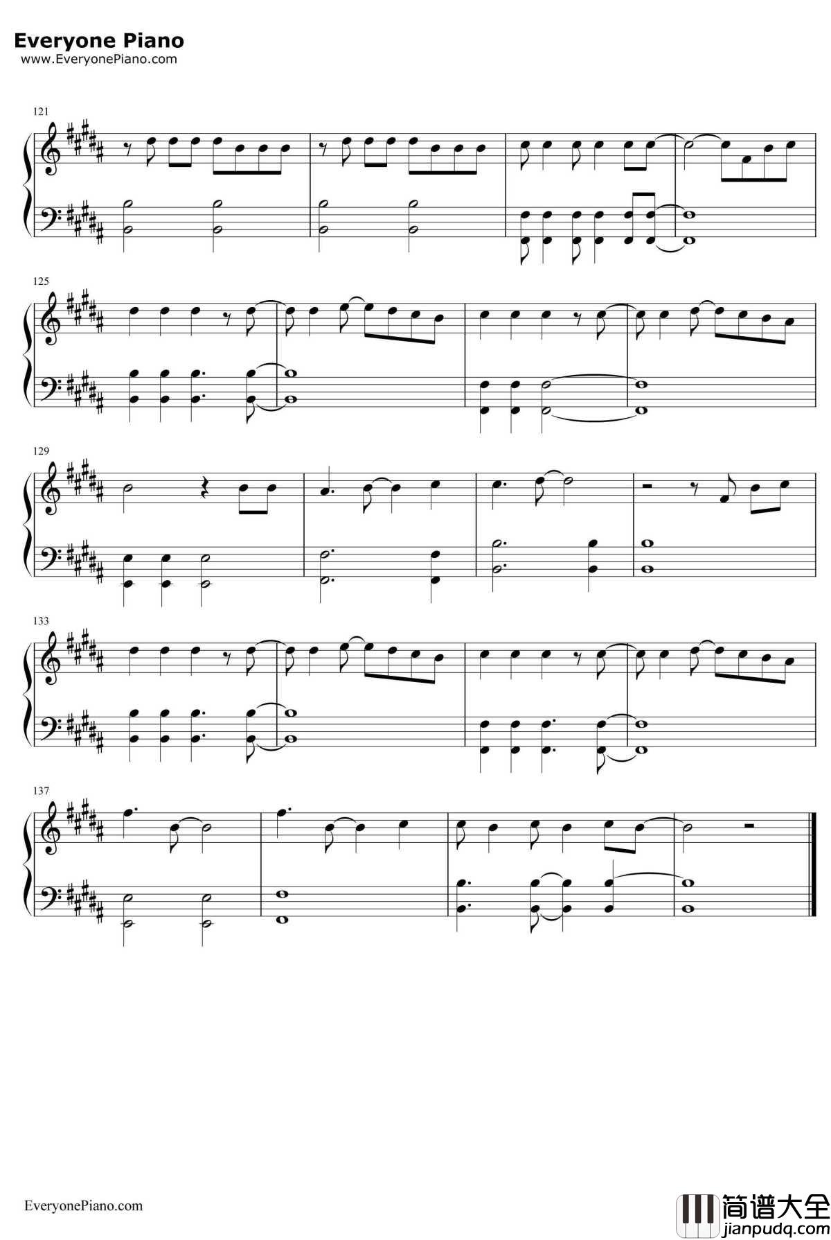 加油AMIGO钢琴谱_TFBOYS_我们的少年时代OP