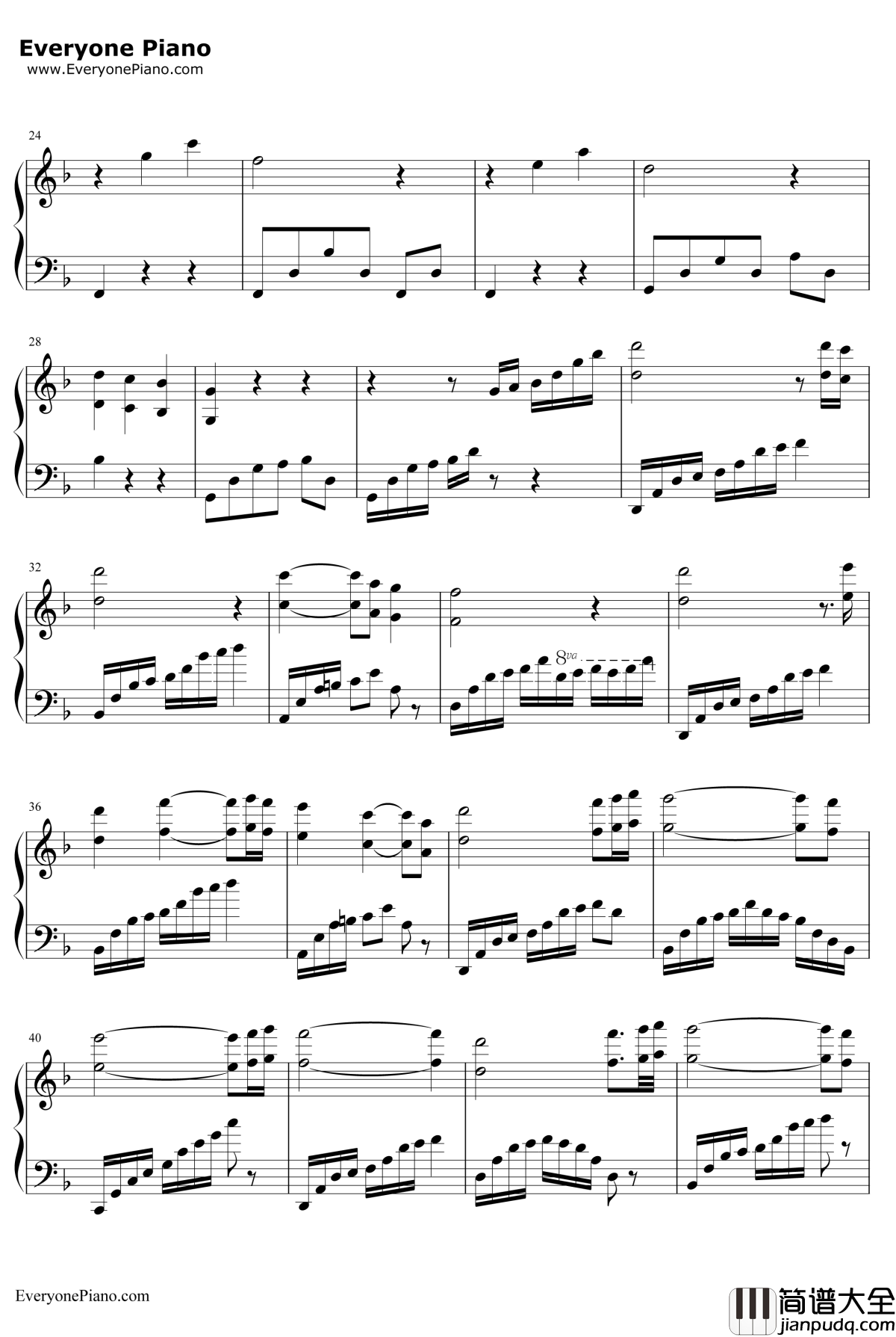 Beyond_Rangoon_Waters_of_Irrawaddy钢琴谱_马克西姆