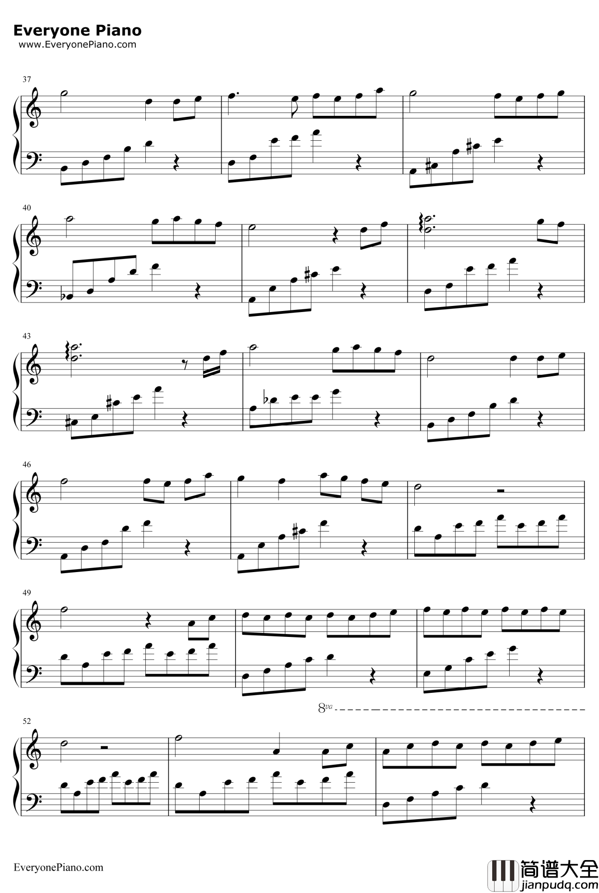 长大的时限钢琴谱_石进_夜的钢琴曲7