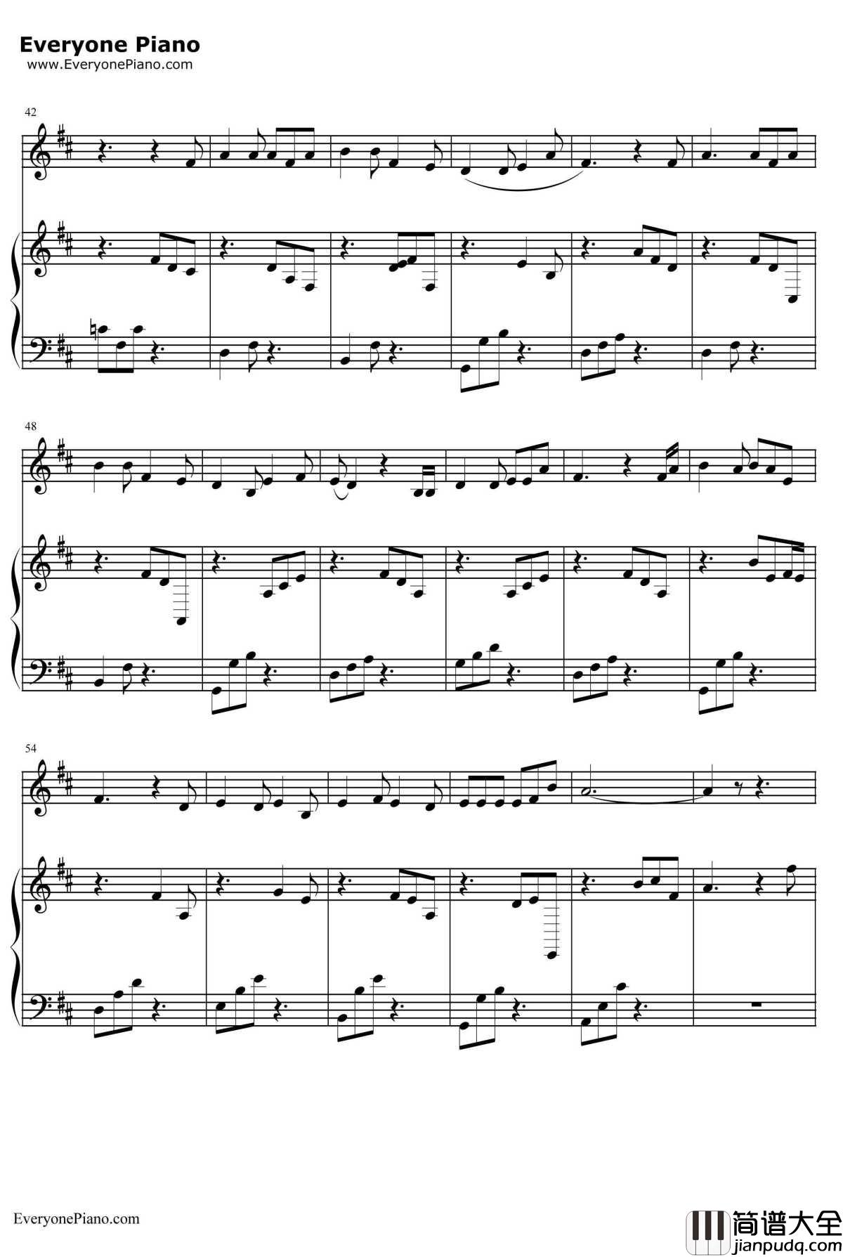 成都钢琴谱_赵雷_弹唱版