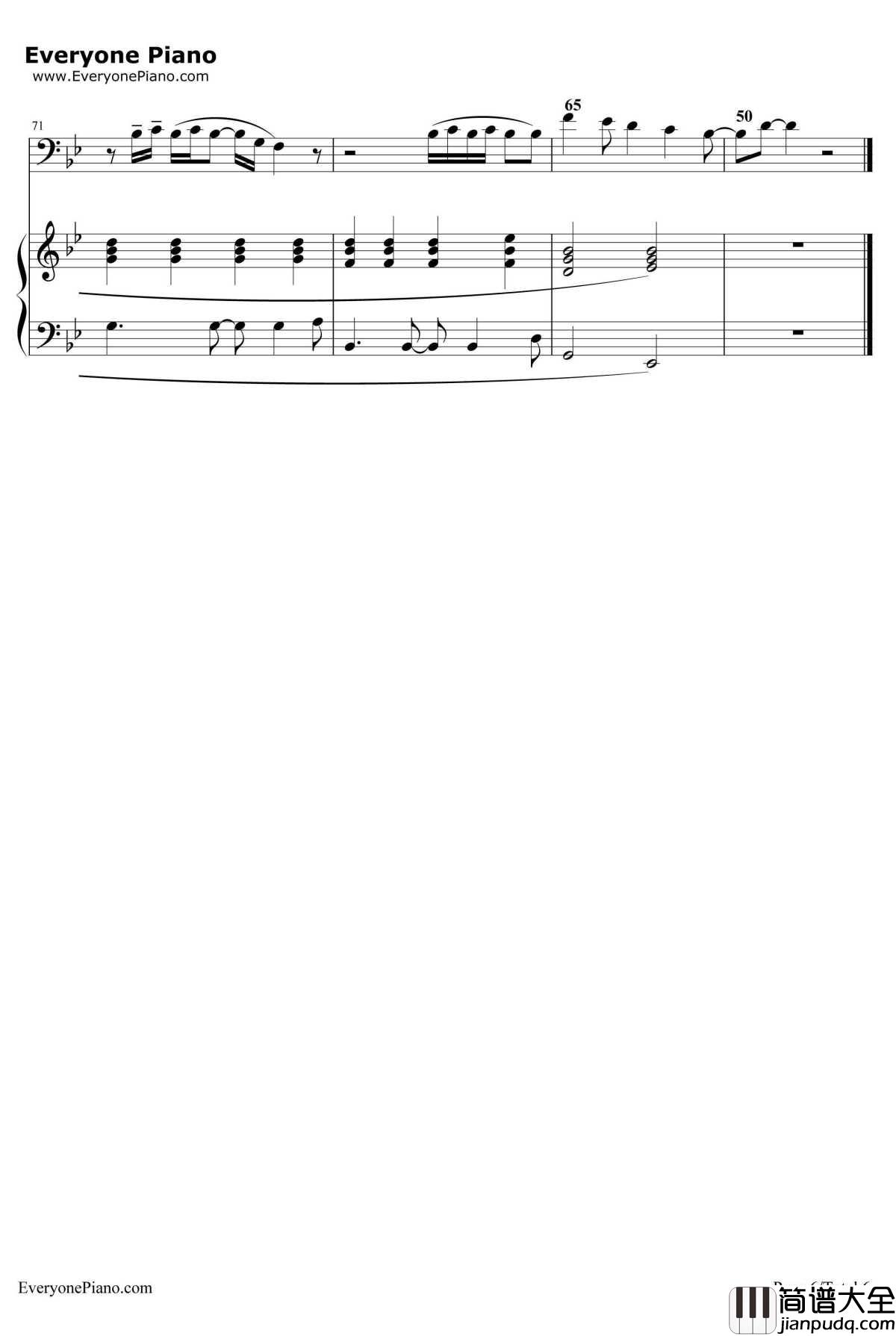 Just_A_Little_Bit_Of_Your_Heart钢琴谱_ArianaGrande