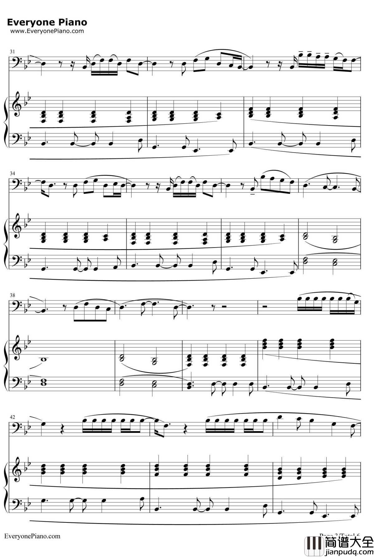 Just_A_Little_Bit_Of_Your_Heart钢琴谱_ArianaGrande