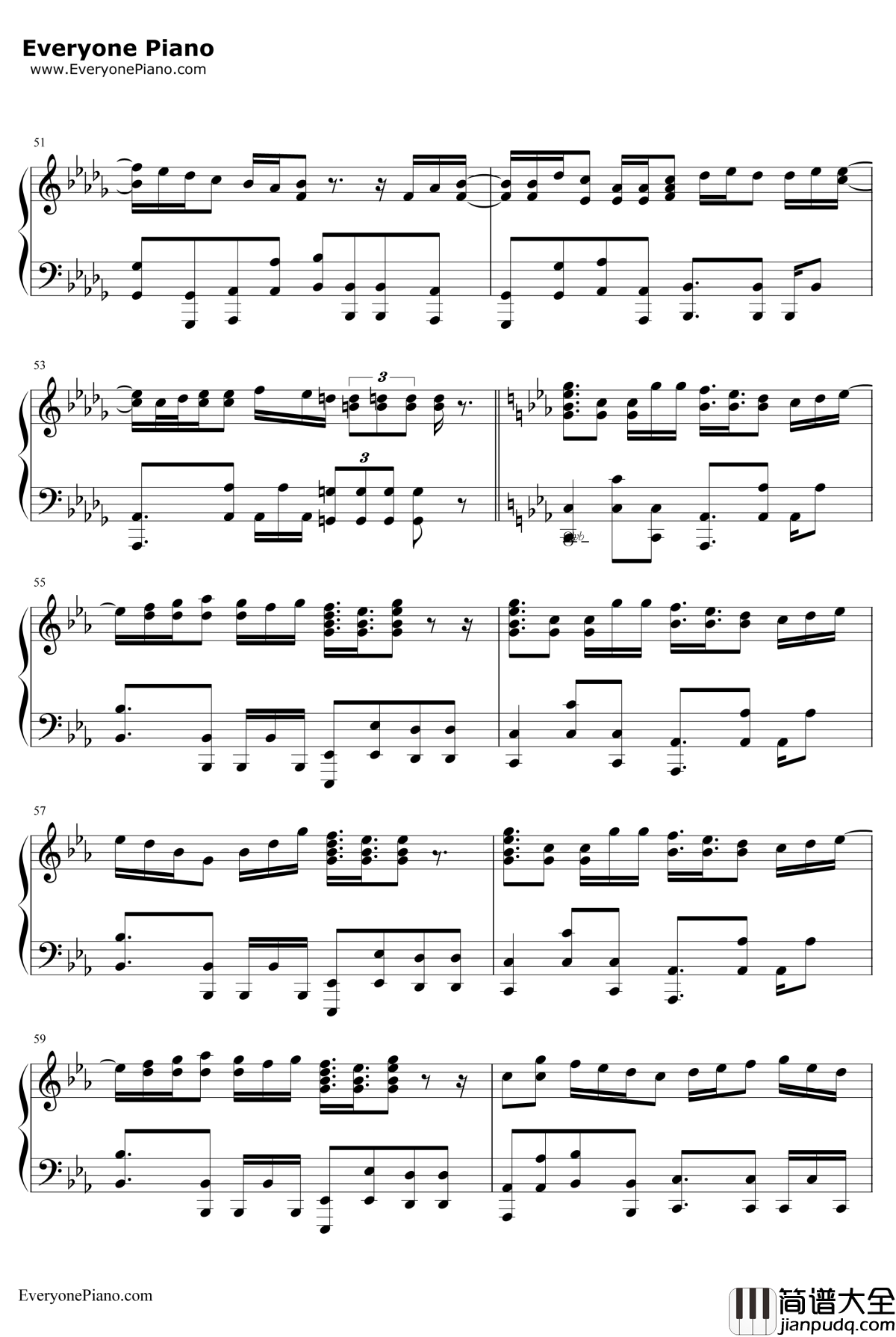 砂の惑星钢琴谱_初音ミクハチ