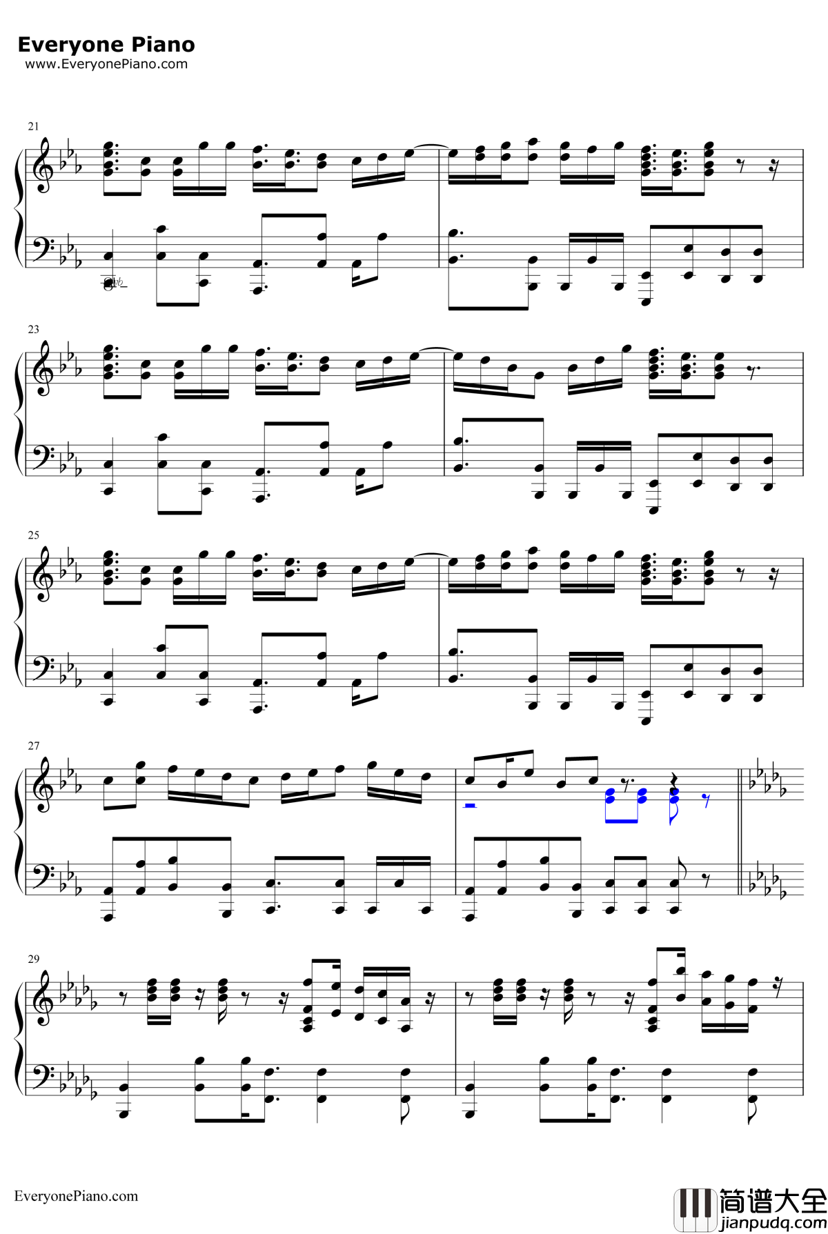 砂の惑星钢琴谱_初音ミクハチ