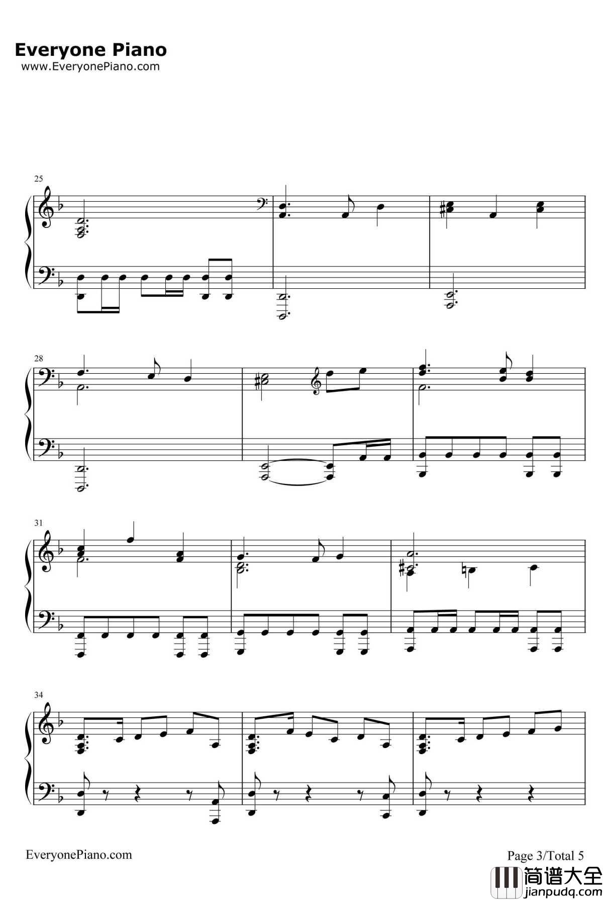 The_Medallion_Calls钢琴谱_HansZimmer__加勒比海盗_OST