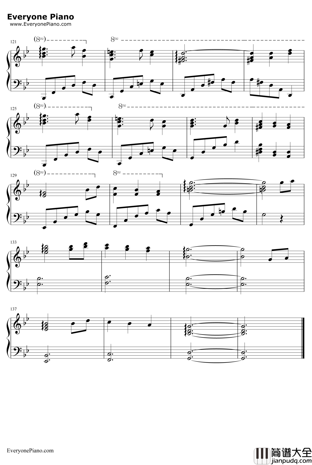 廃狱ララバイ钢琴谱_东方Project_东方地灵殿BGM