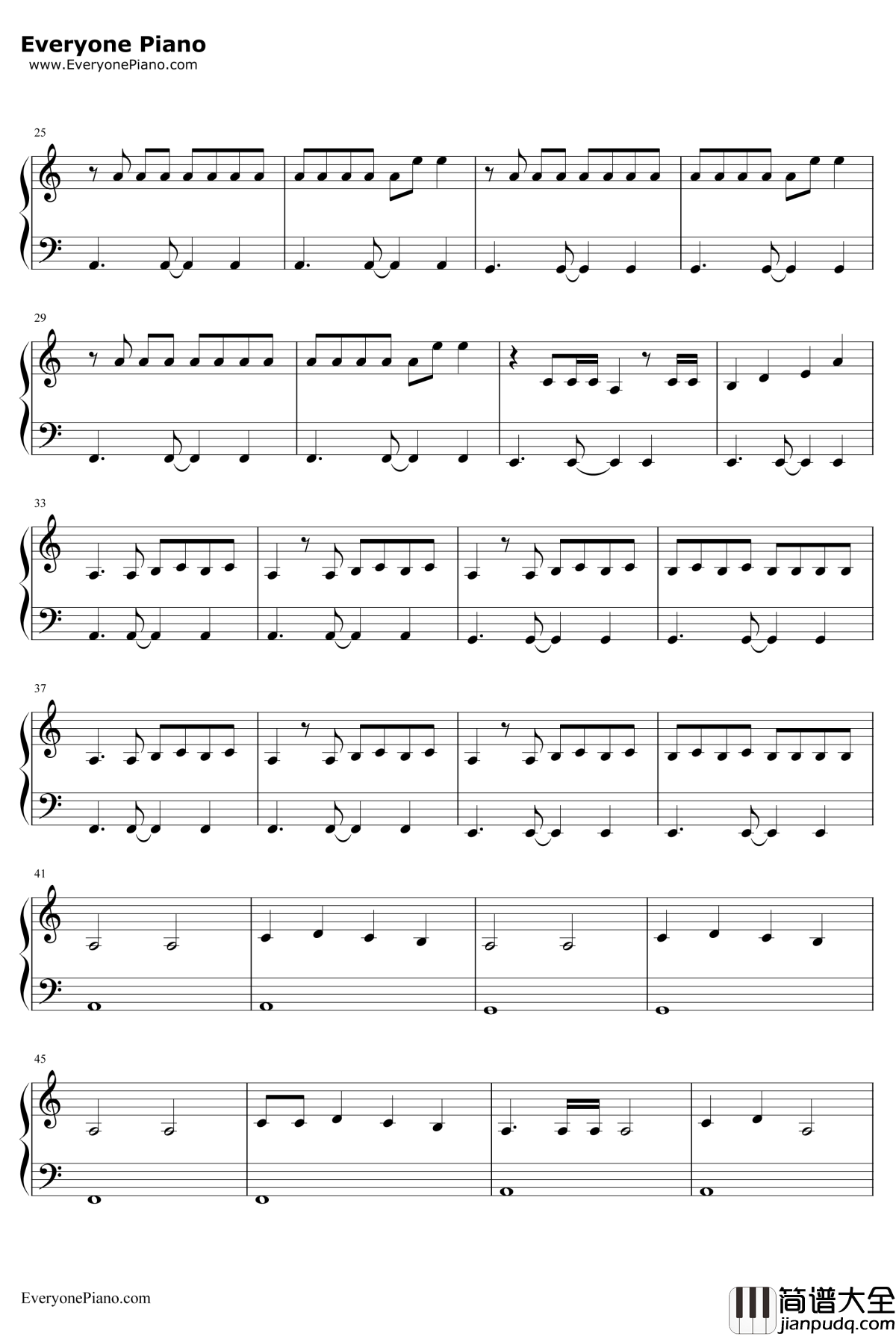 Look_What_You_Made_Me_Do钢琴谱_TaylorSwift