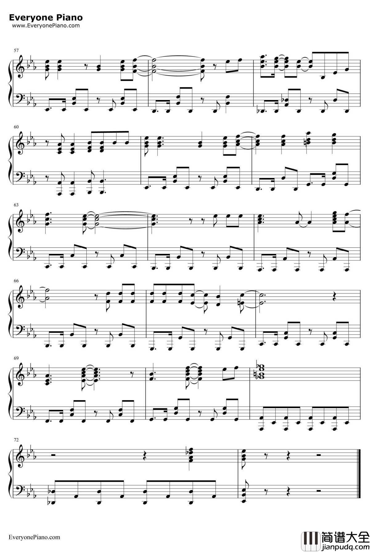 Weare!钢琴谱_きただにひろし__海贼王_OP1