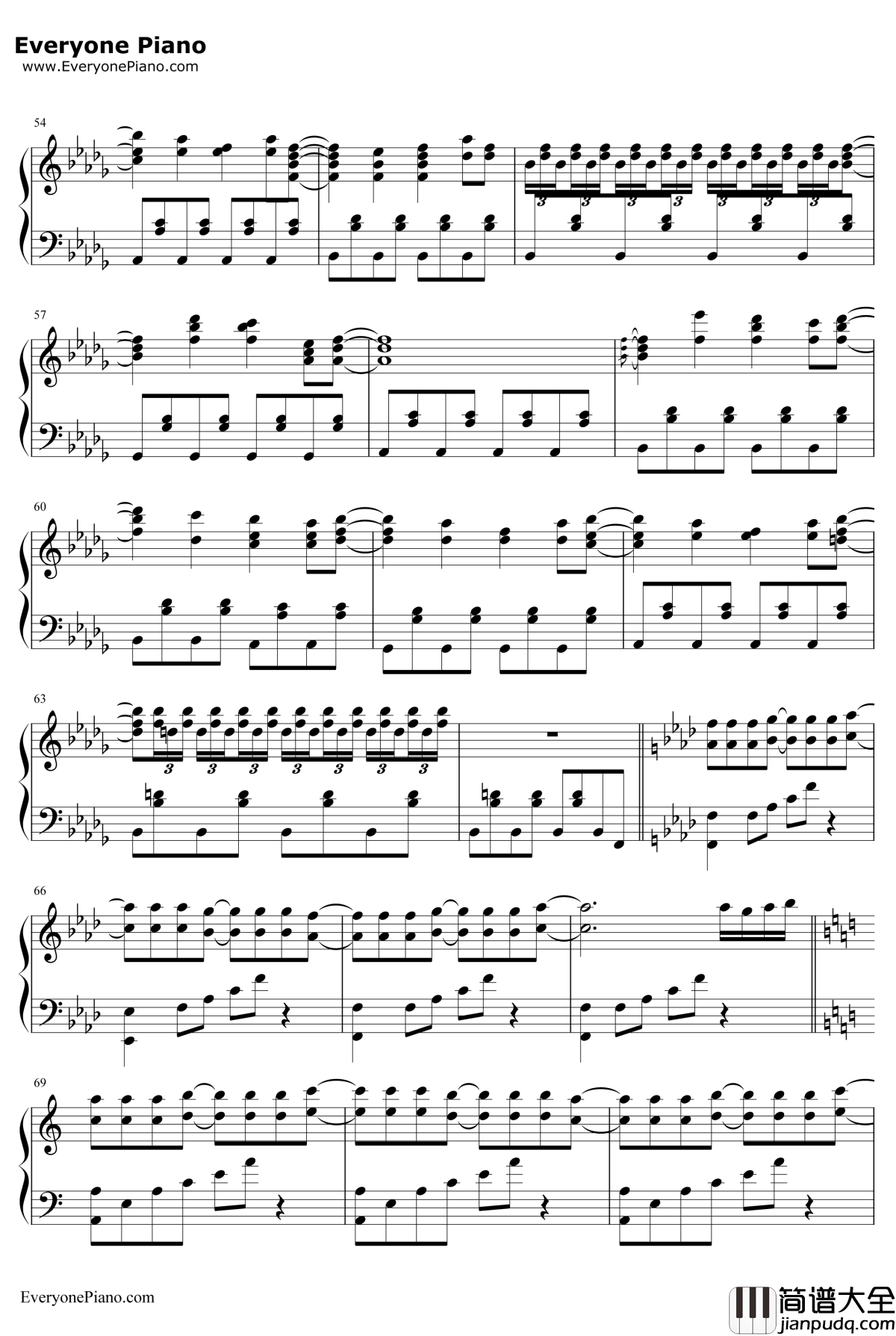 少女幻葬～Necro钢琴谱_东方Project_Fantasy_东方妖妖梦八云蓝主题曲