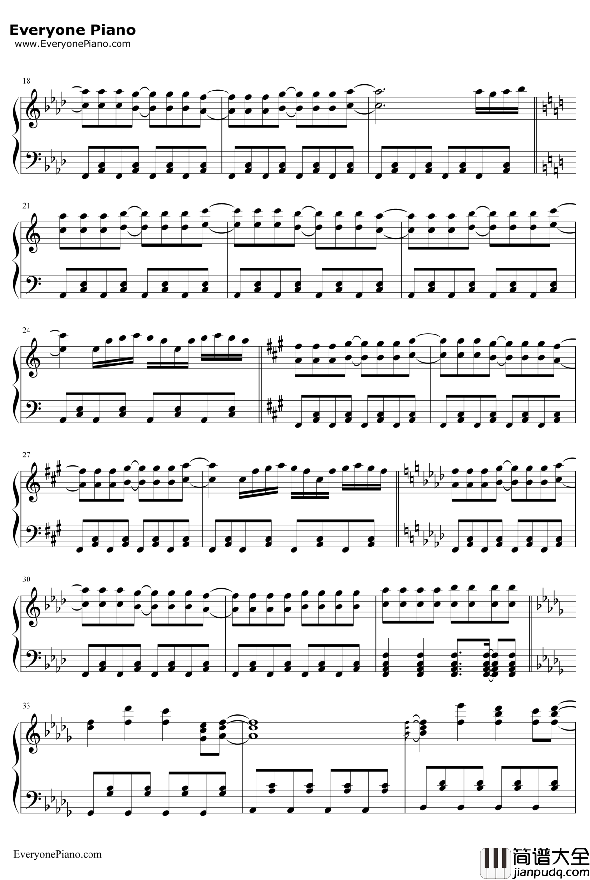 少女幻葬～Necro钢琴谱_东方Project_Fantasy_东方妖妖梦八云蓝主题曲