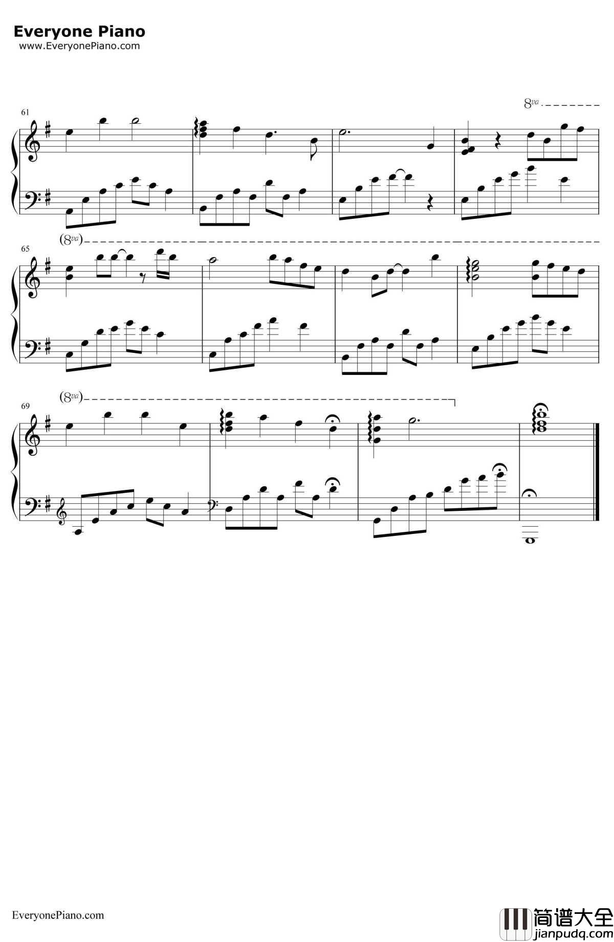 陪伴的幸福钢琴谱_石进_夜的钢琴曲Ⅲ