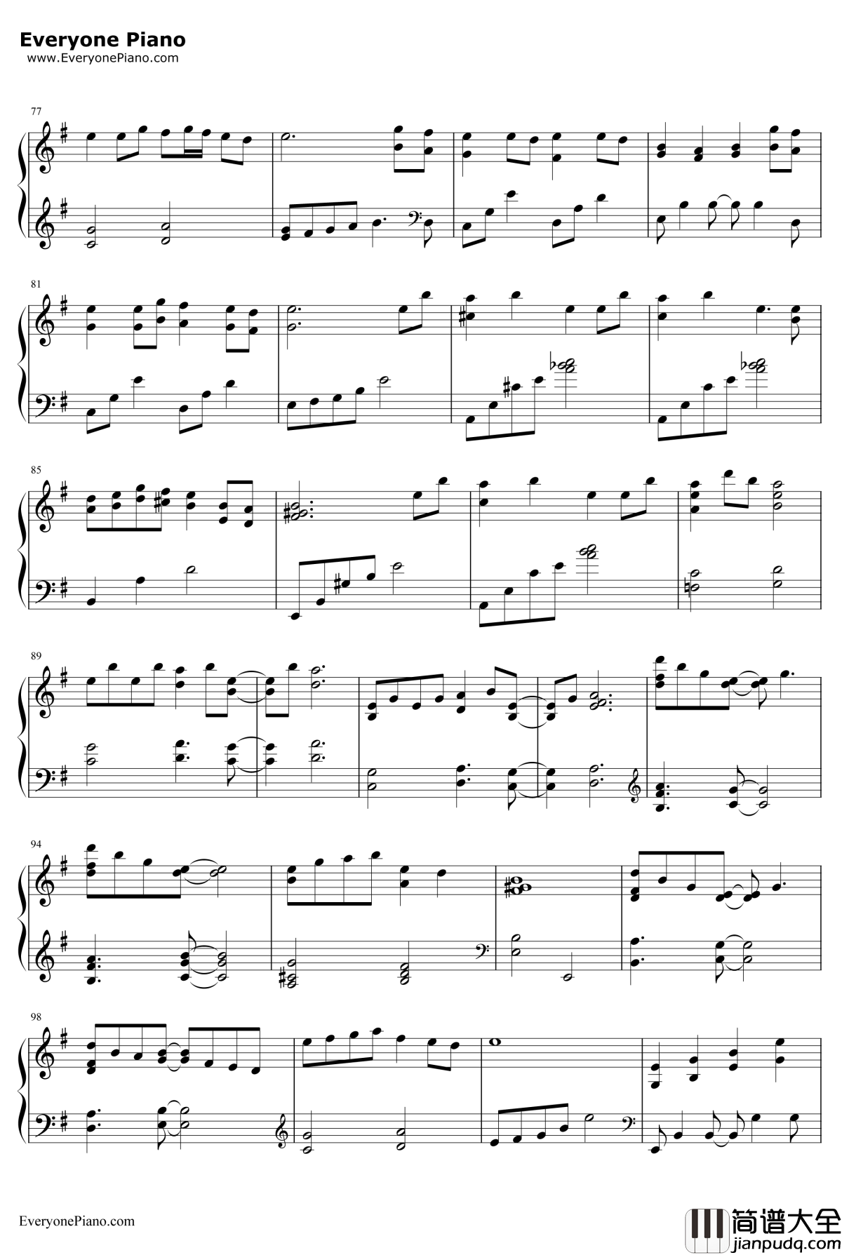 晨星钢琴谱__林海