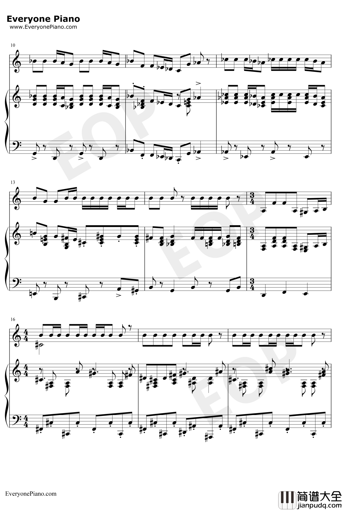 This_Is_Halloween钢琴谱_DannyElfman_圣诞夜惊魂OST