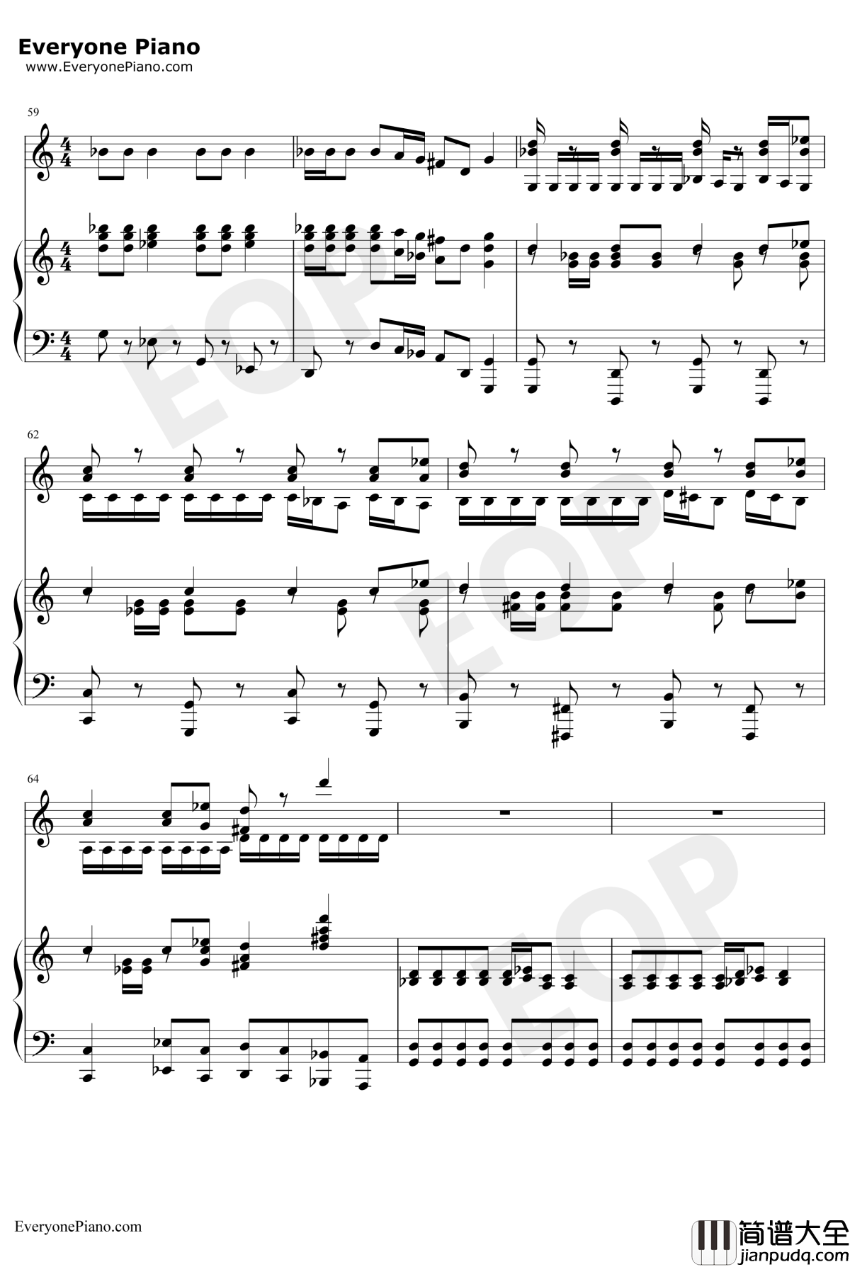 This_Is_Halloween钢琴谱_DannyElfman_圣诞夜惊魂OST