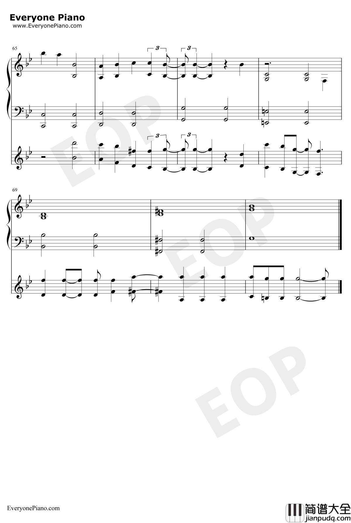 Strong_in_the_Real_Way钢琴谱_RebeccaSugar_宇宙小子OST