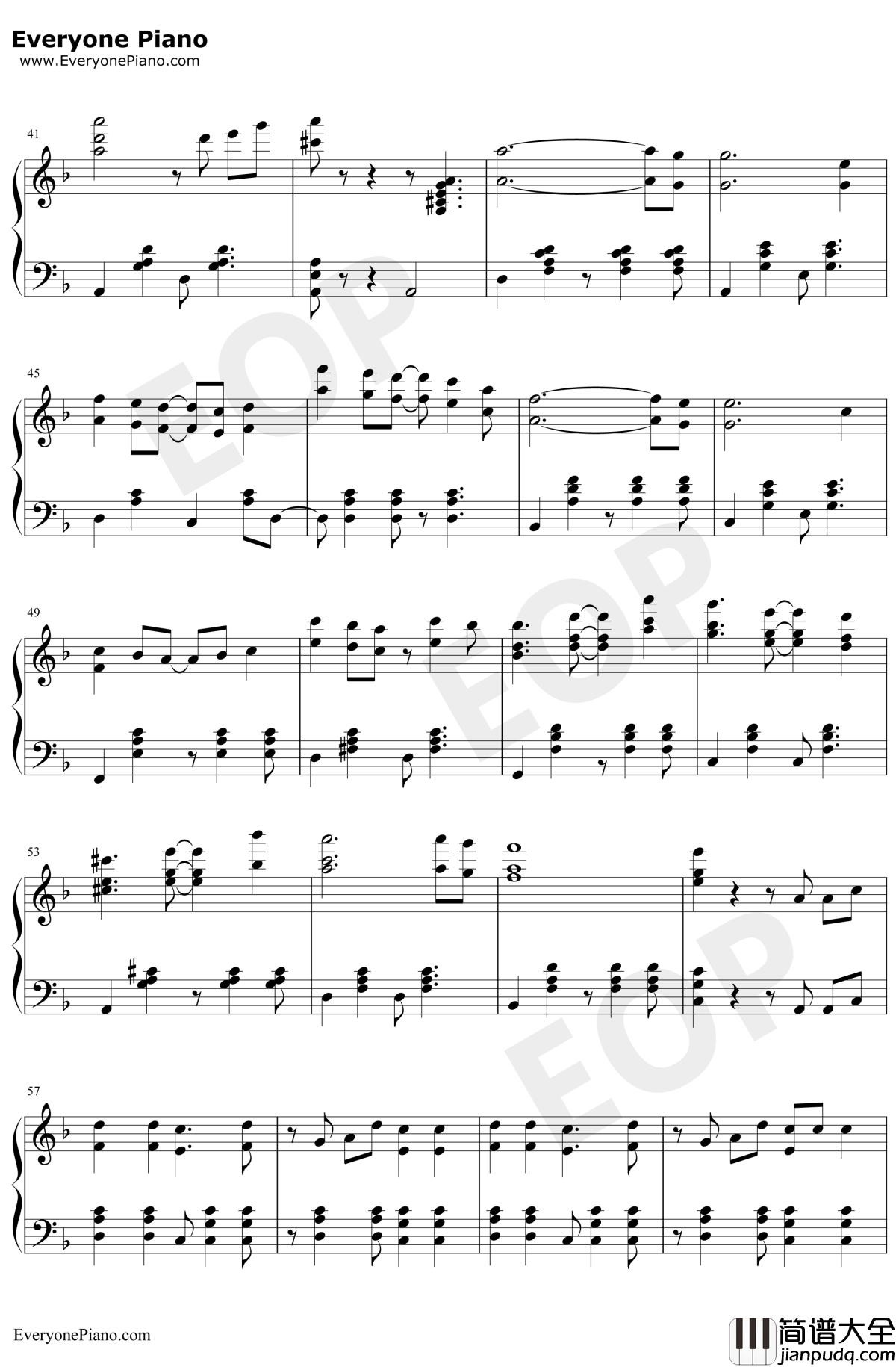 疾风钢琴谱_疾风少女_新喜剧之王主题曲